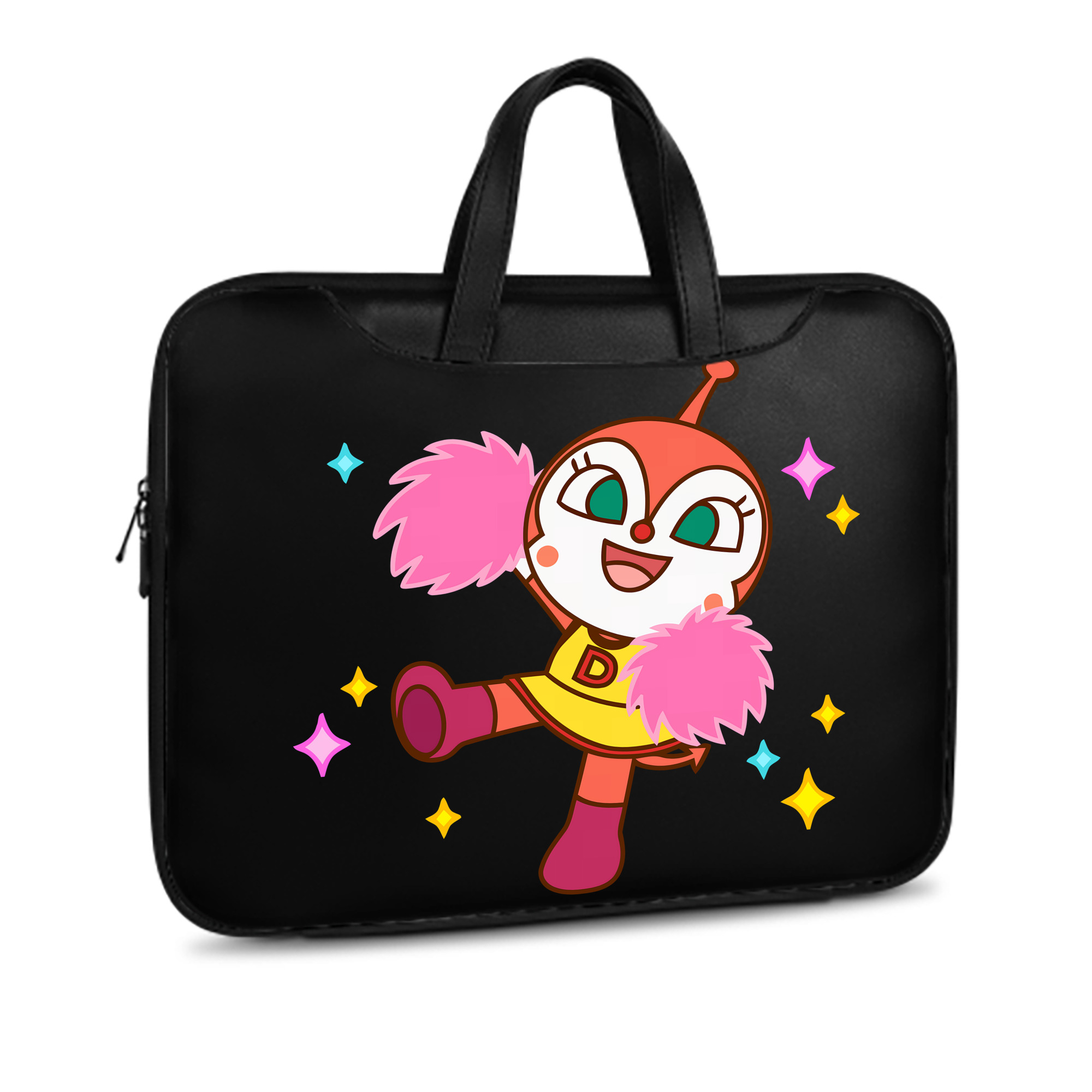 （画像用） アンパンマン Anpanman レザーラップトップバッグ　ノートパソコンケース