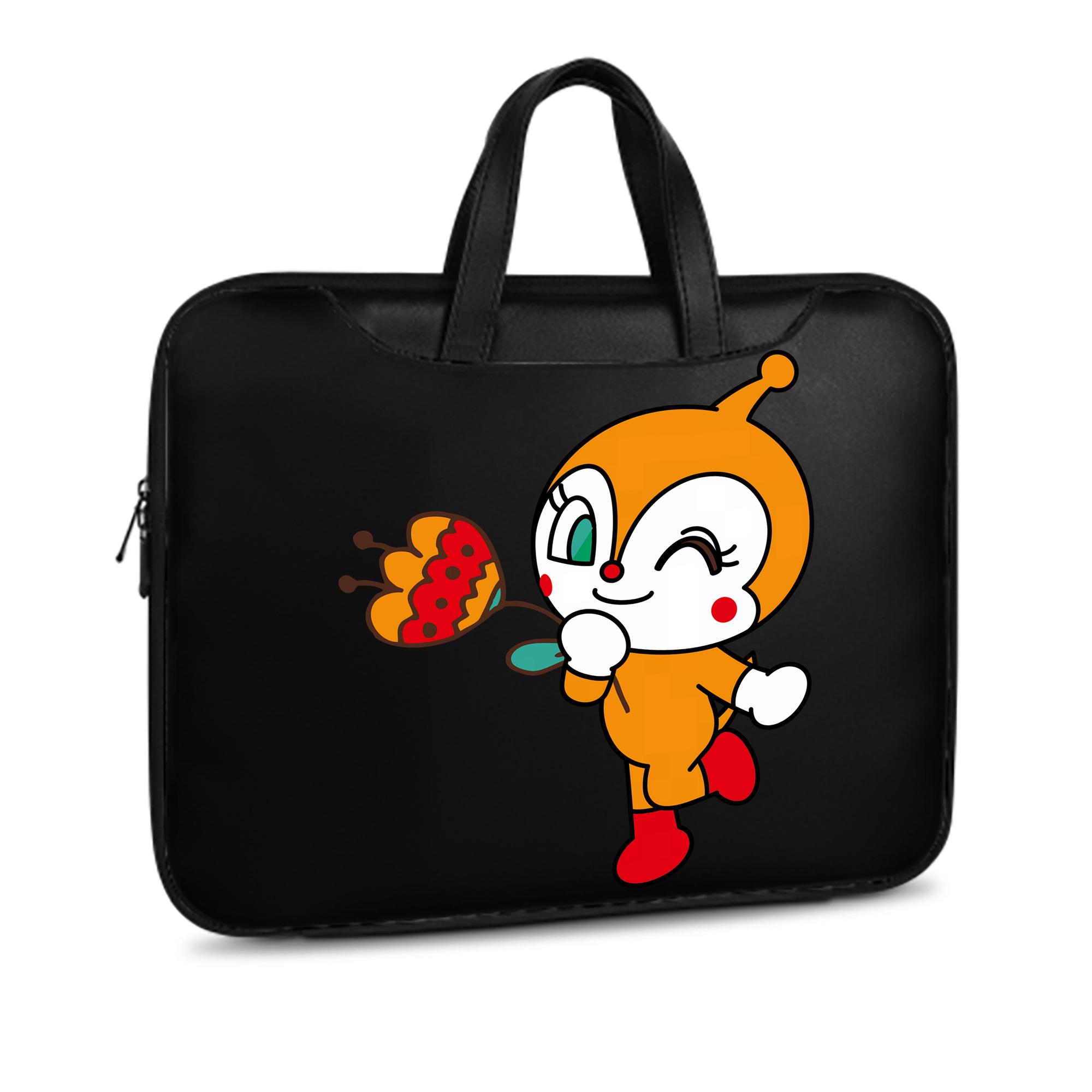 （画像用） アンパンマン Anpanman レザーラップトップバッグ　ノートパソコンケース
