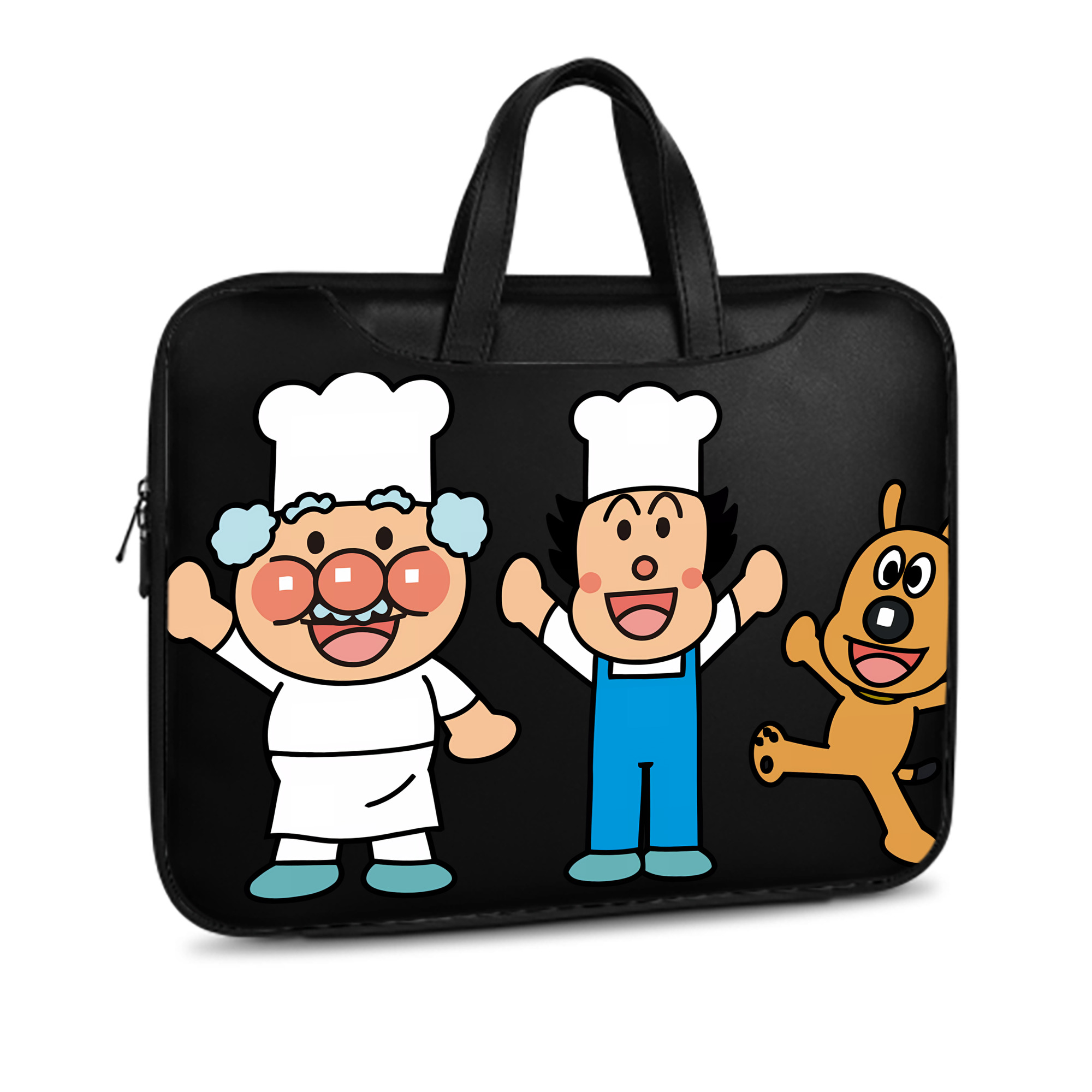 （画像用） アンパンマン Anpanman レザーラップトップバッグ　ノートパソコンケース