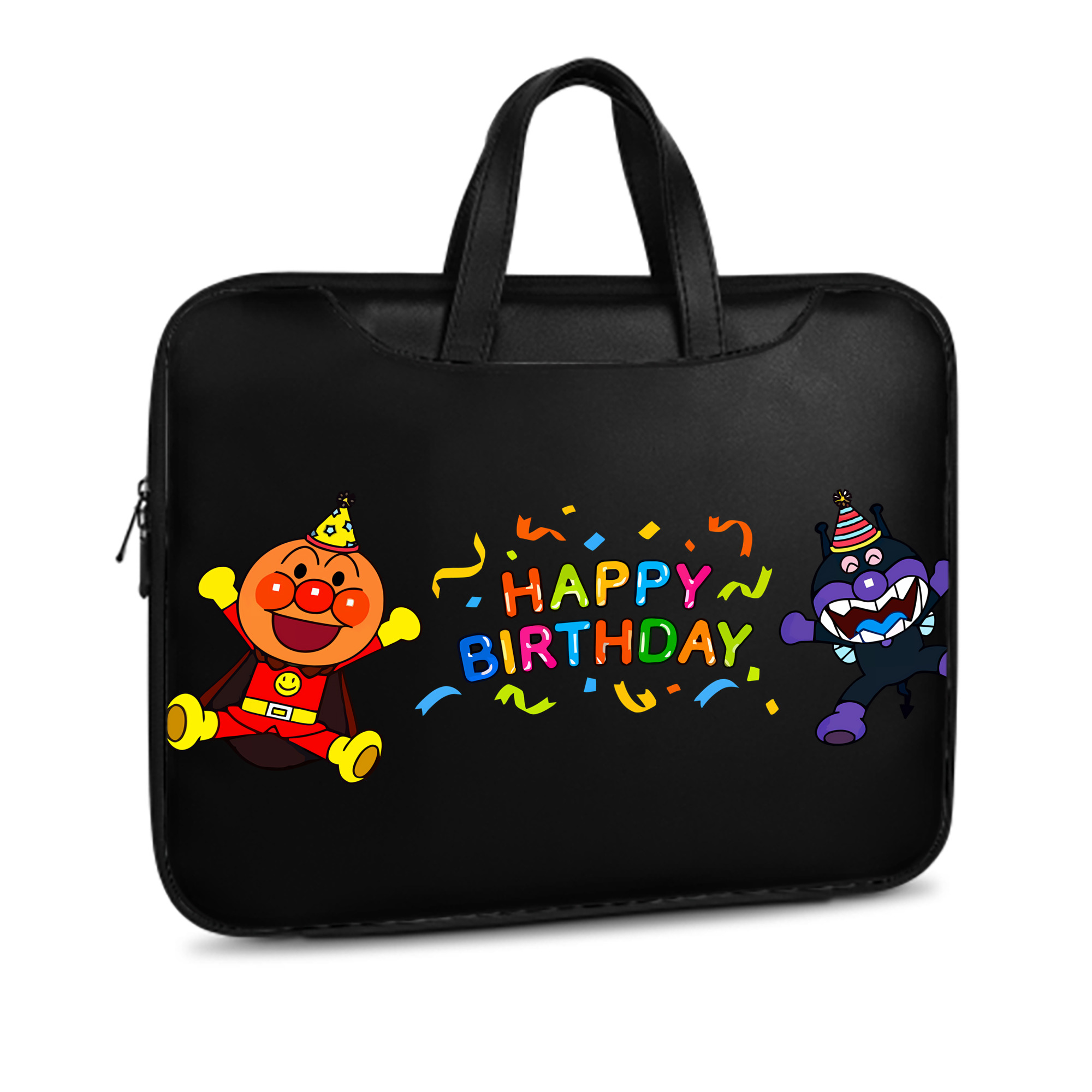 （画像用） アンパンマン Anpanman レザーラップトップバッグ　ノートパソコンケース