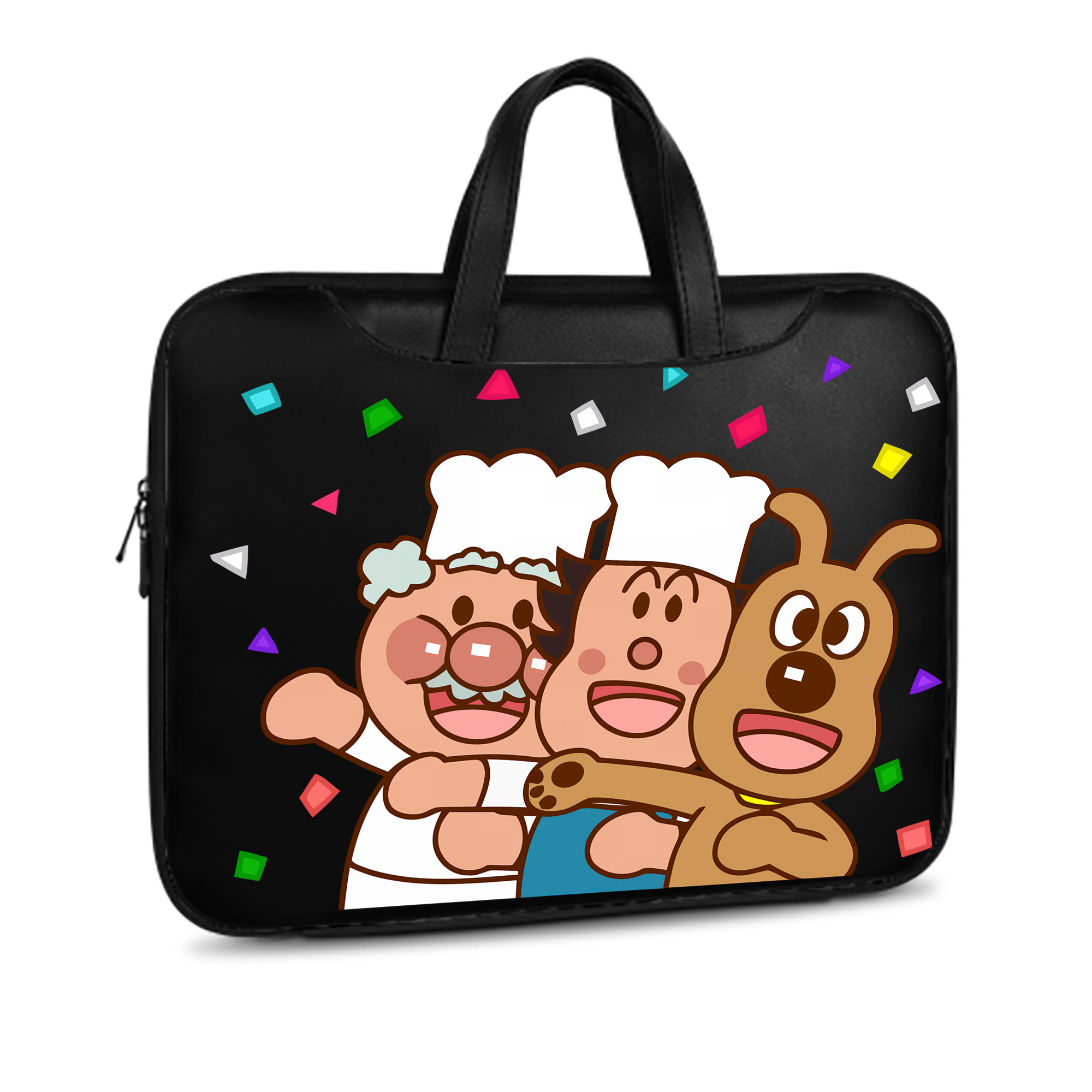 （画像用） アンパンマン Anpanman レザーラップトップバッグ　ノートパソコンケース