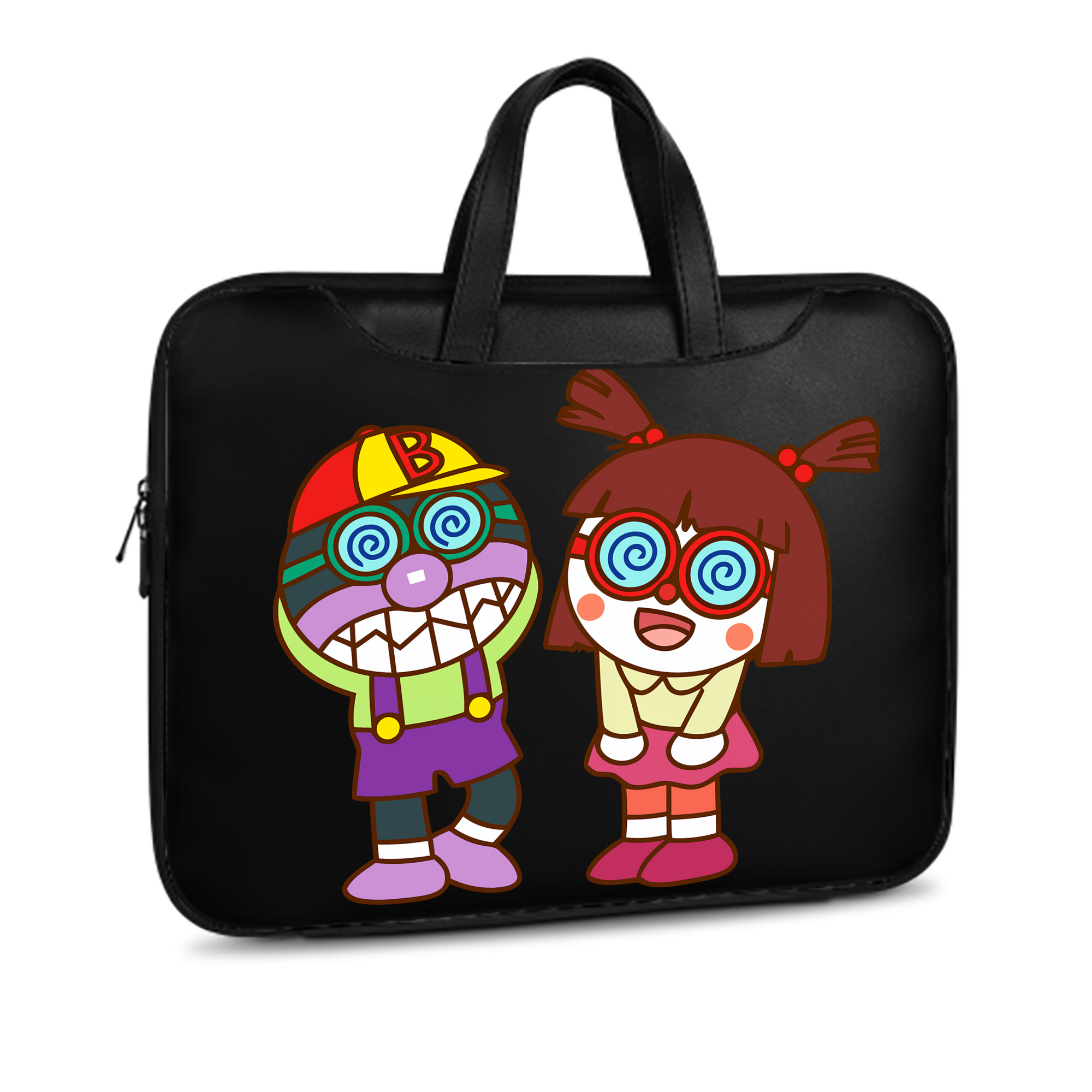 （画像用） アンパンマン Anpanman レザーラップトップバッグ　ノートパソコンケース