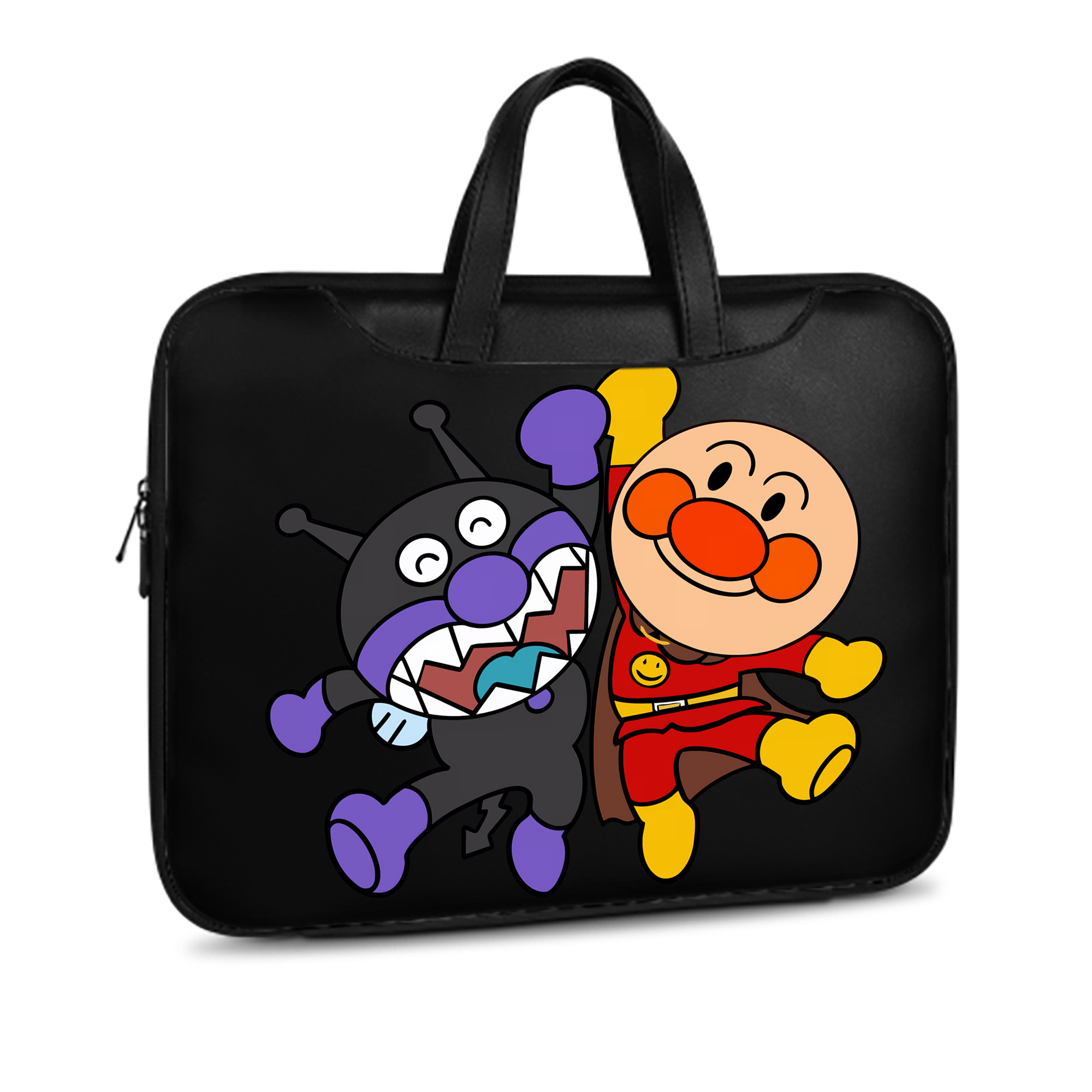 （画像用） アンパンマン Anpanman レザーラップトップバッグ　ノートパソコンケース