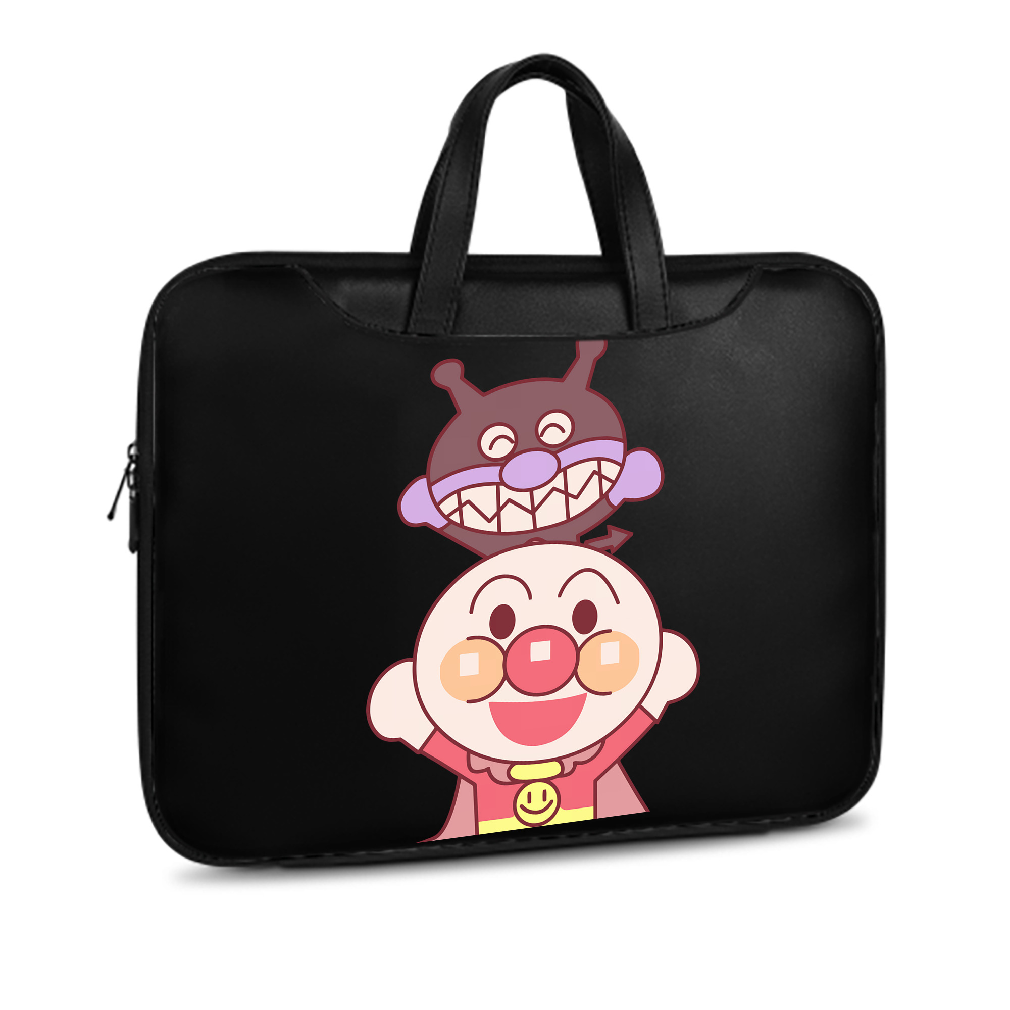 （画像用） アンパンマン Anpanman レザーラップトップバッグ　ノートパソコンケース