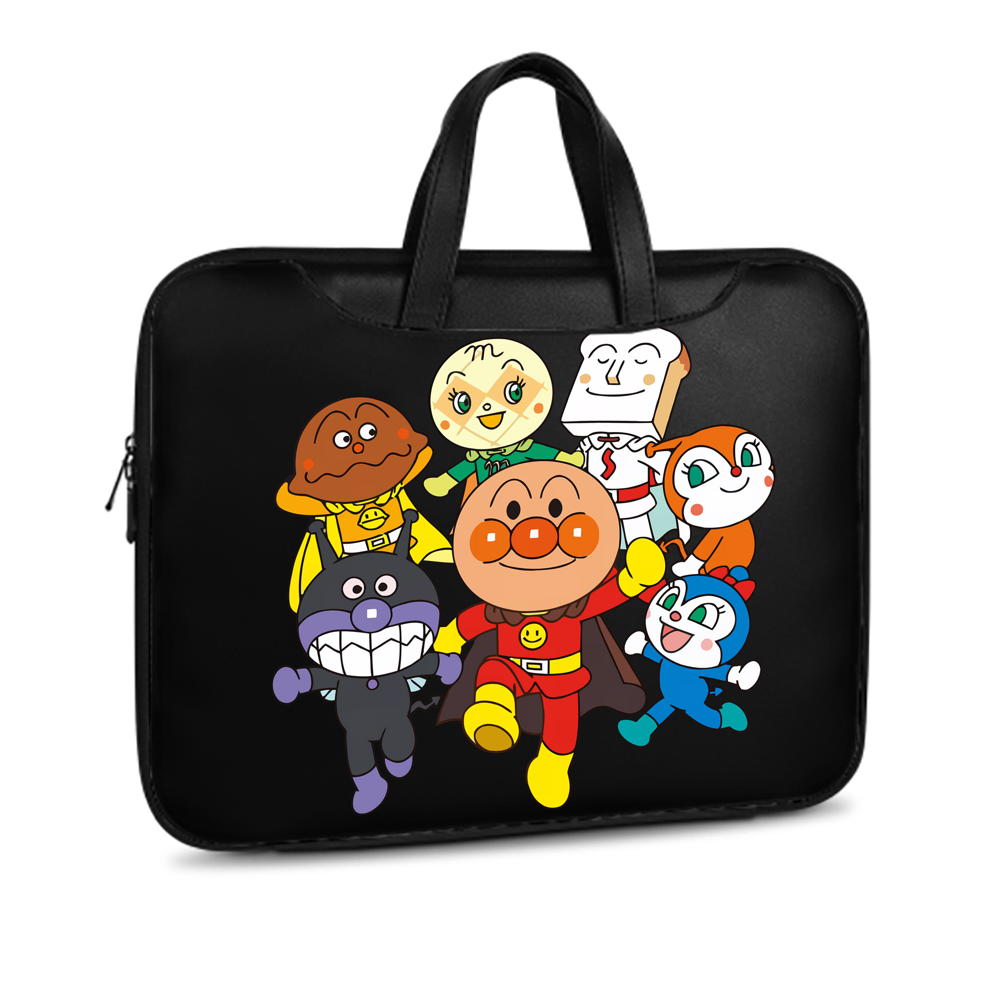 （画像用） アンパンマン Anpanman レザーラップトップバッグ　ノートパソコンケース