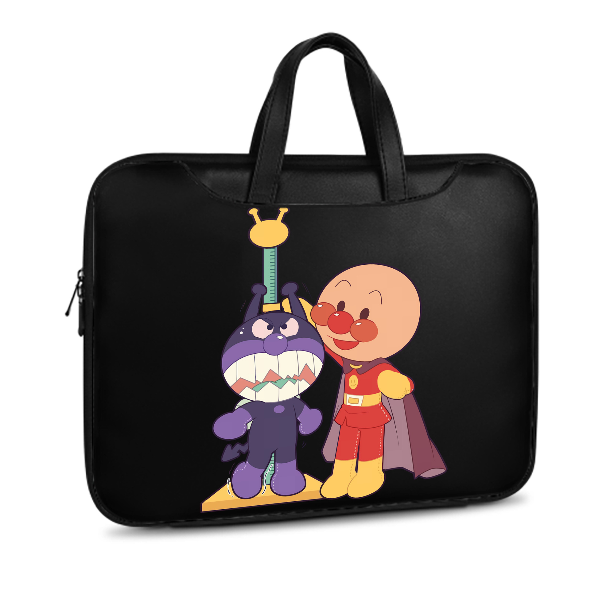 （画像用） アンパンマン Anpanman レザーラップトップバッグ　ノートパソコンケース