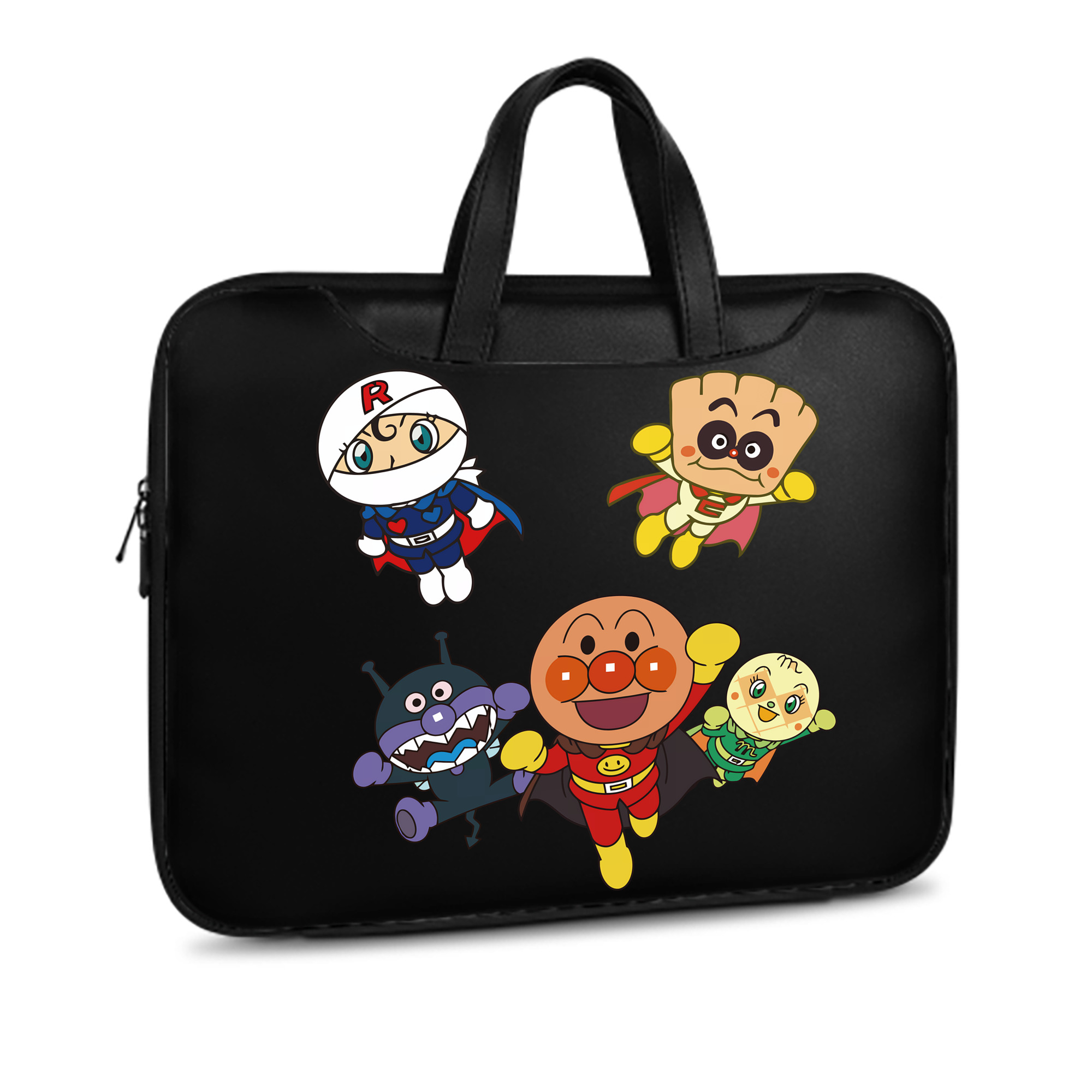 （画像用） アンパンマン Anpanman レザーラップトップバッグ　ノートパソコンケース