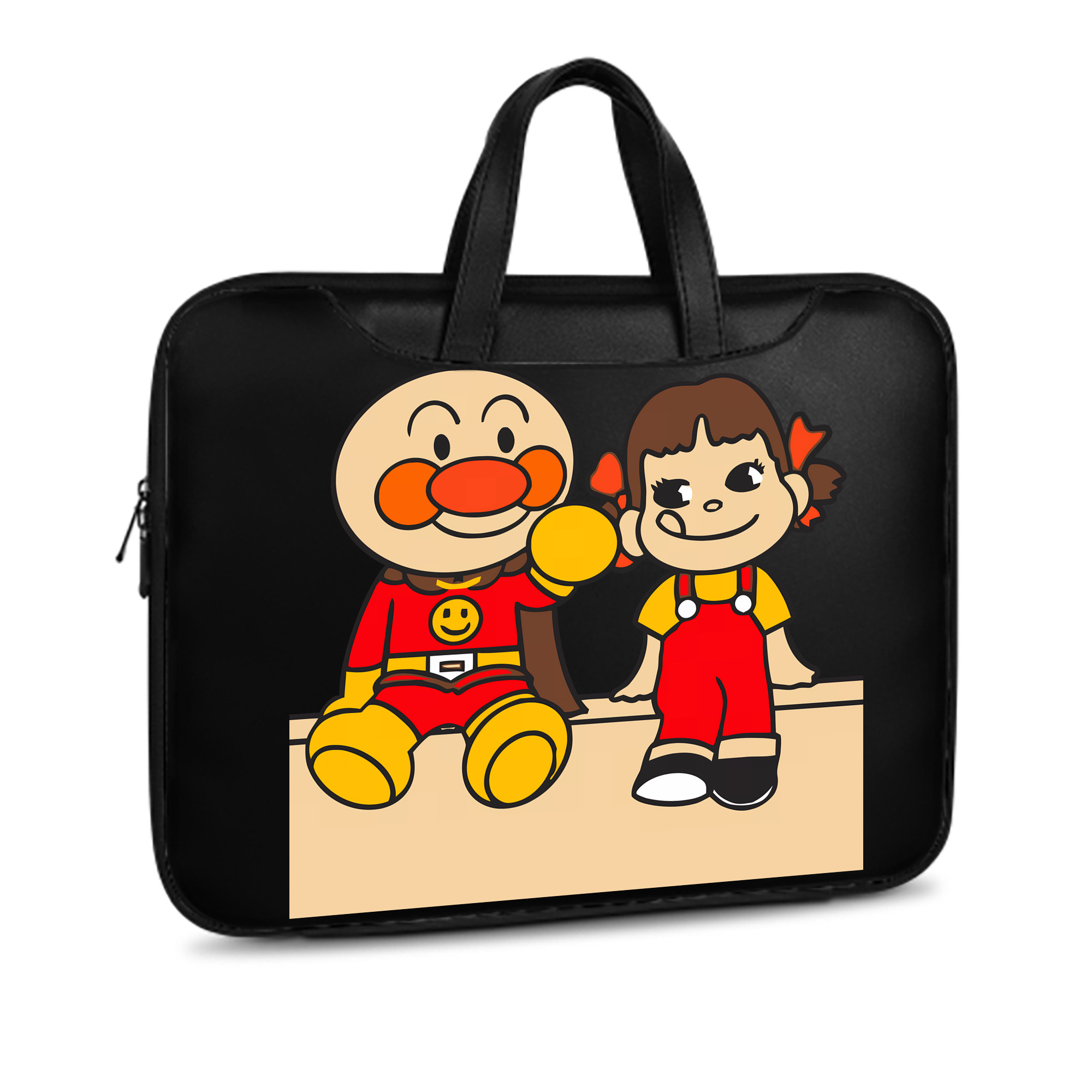 （画像用） アンパンマン Anpanman レザーラップトップバッグ　ノートパソコンケース