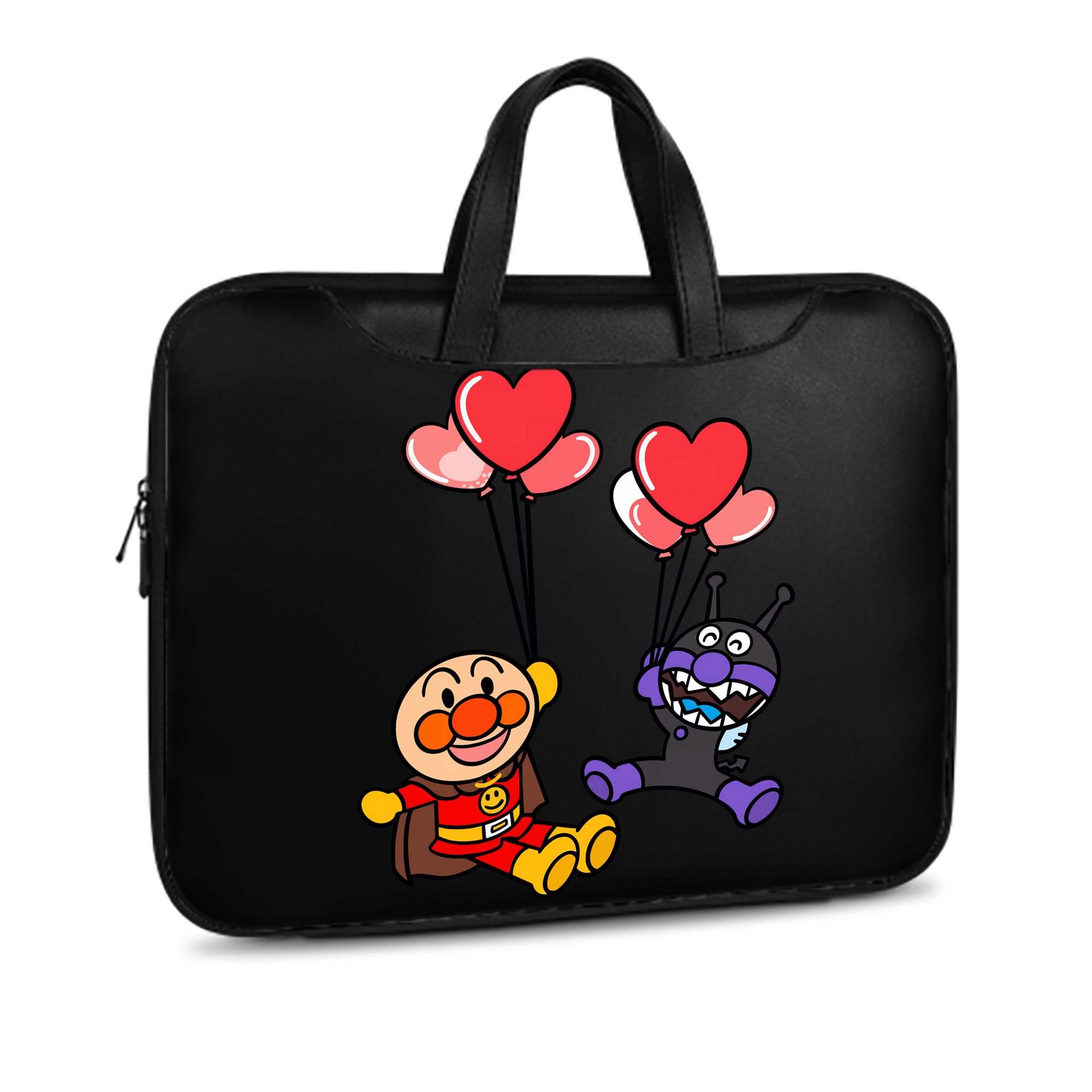 （画像用） アンパンマン Anpanman レザーラップトップバッグ　ノートパソコンケース