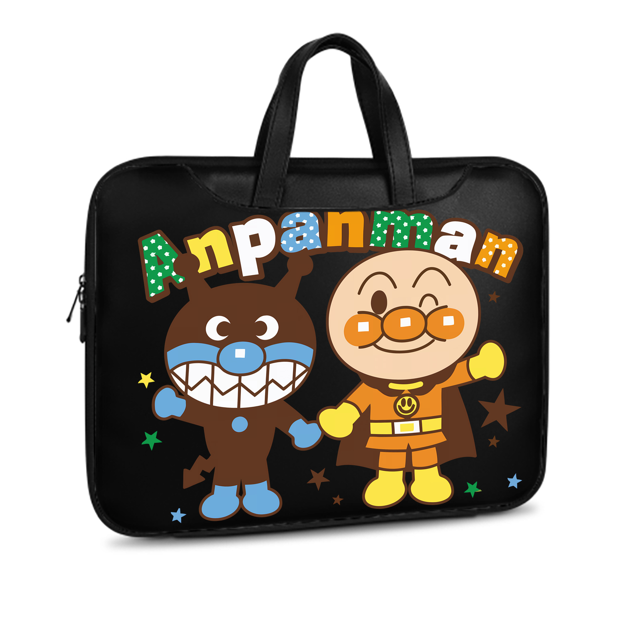 （画像用） アンパンマン Anpanman レザーラップトップバッグ　ノートパソコンケース