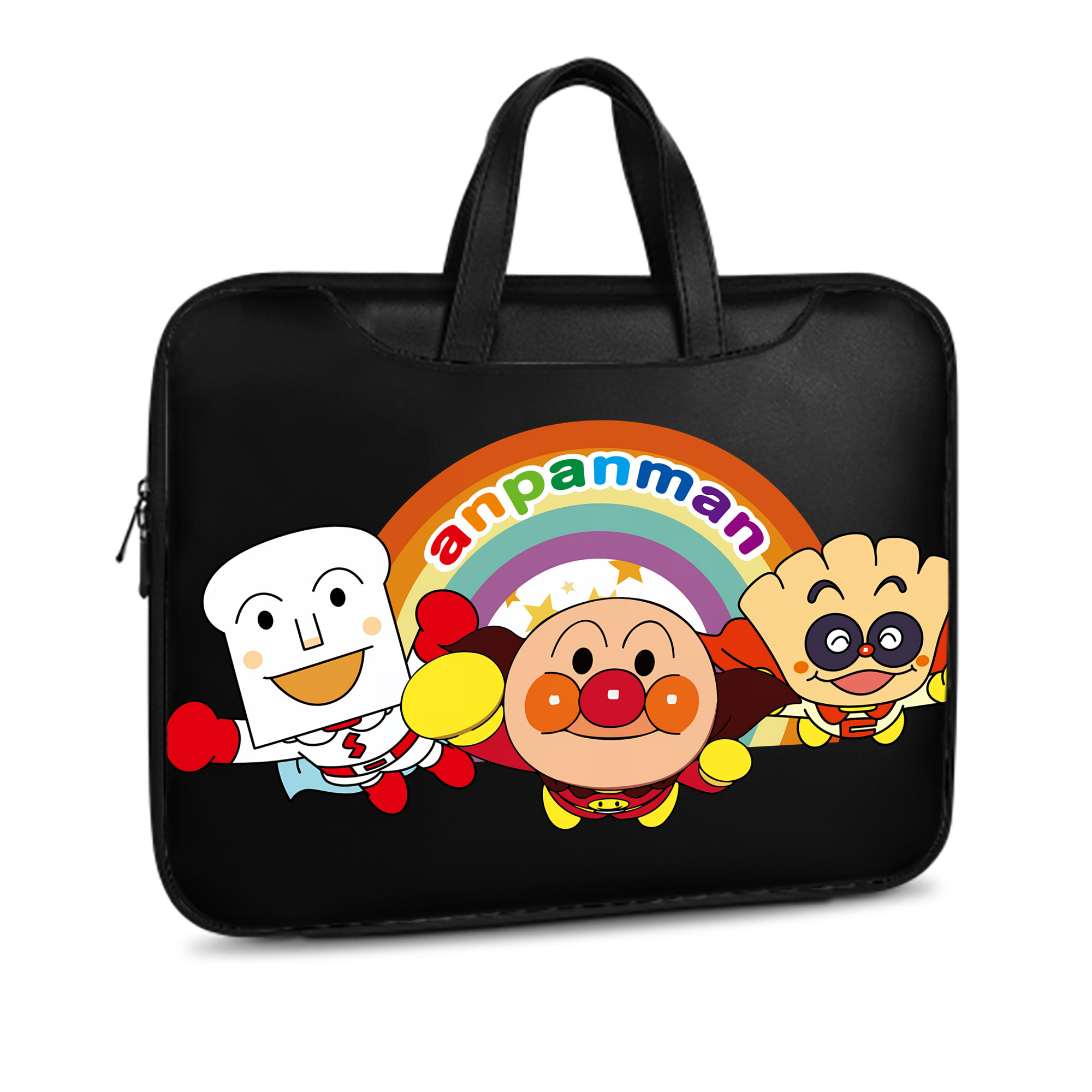 （画像用） アンパンマン Anpanman レザーラップトップバッグ　ノートパソコンケース