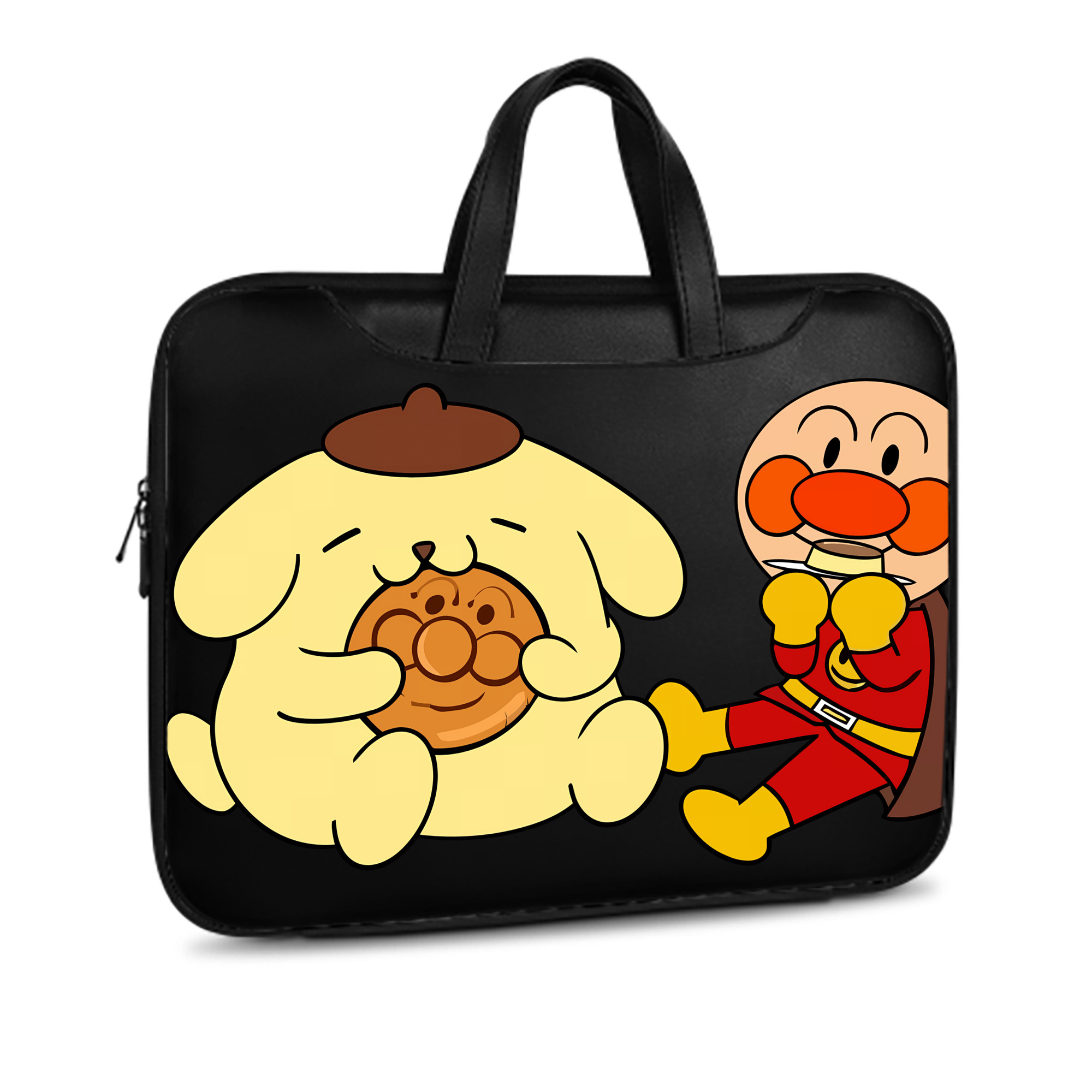 （画像用） アンパンマン Anpanman レザーラップトップバッグ　ノートパソコンケース