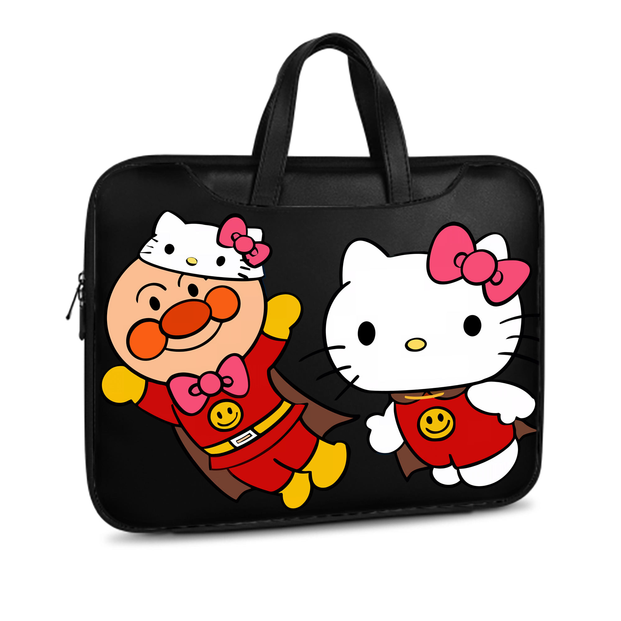 （画像用） アンパンマン Anpanman レザーラップトップバッグ　ノートパソコンケース
