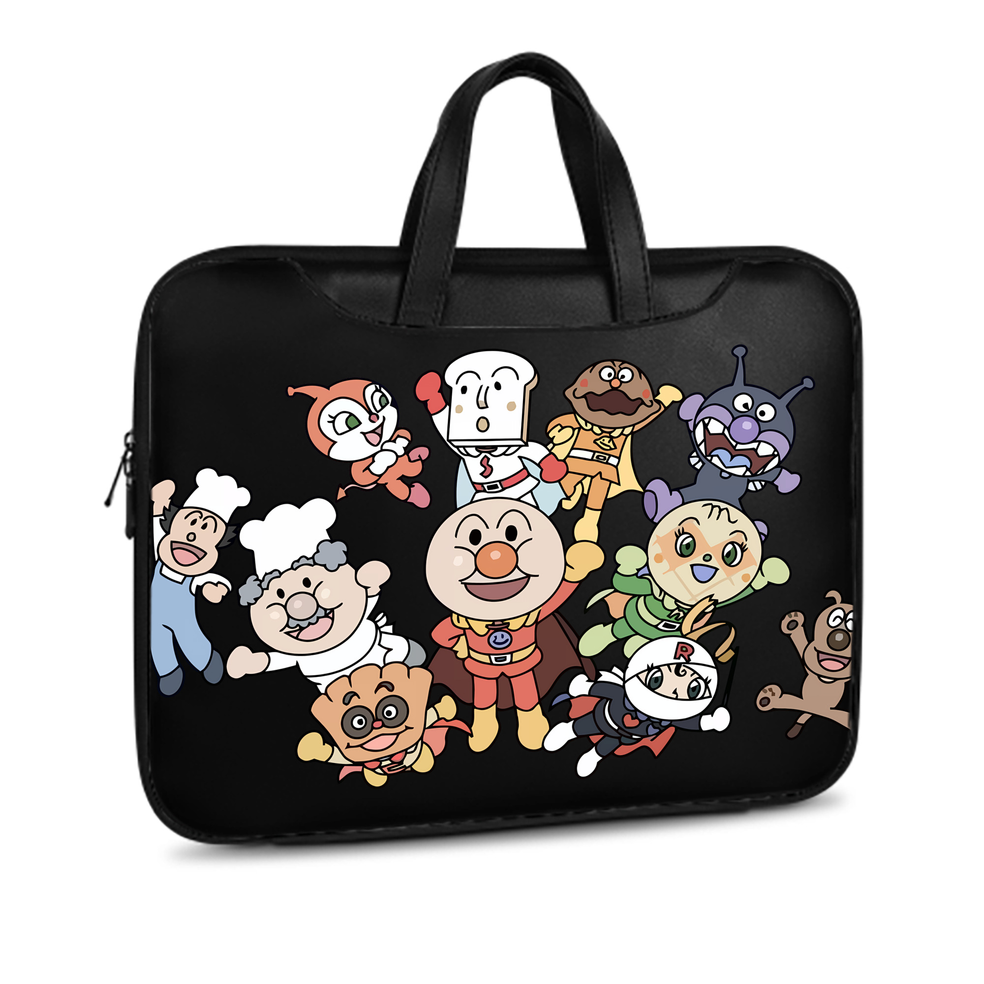 （画像用） アンパンマン Anpanman レザーラップトップバッグ　ノートパソコンケース