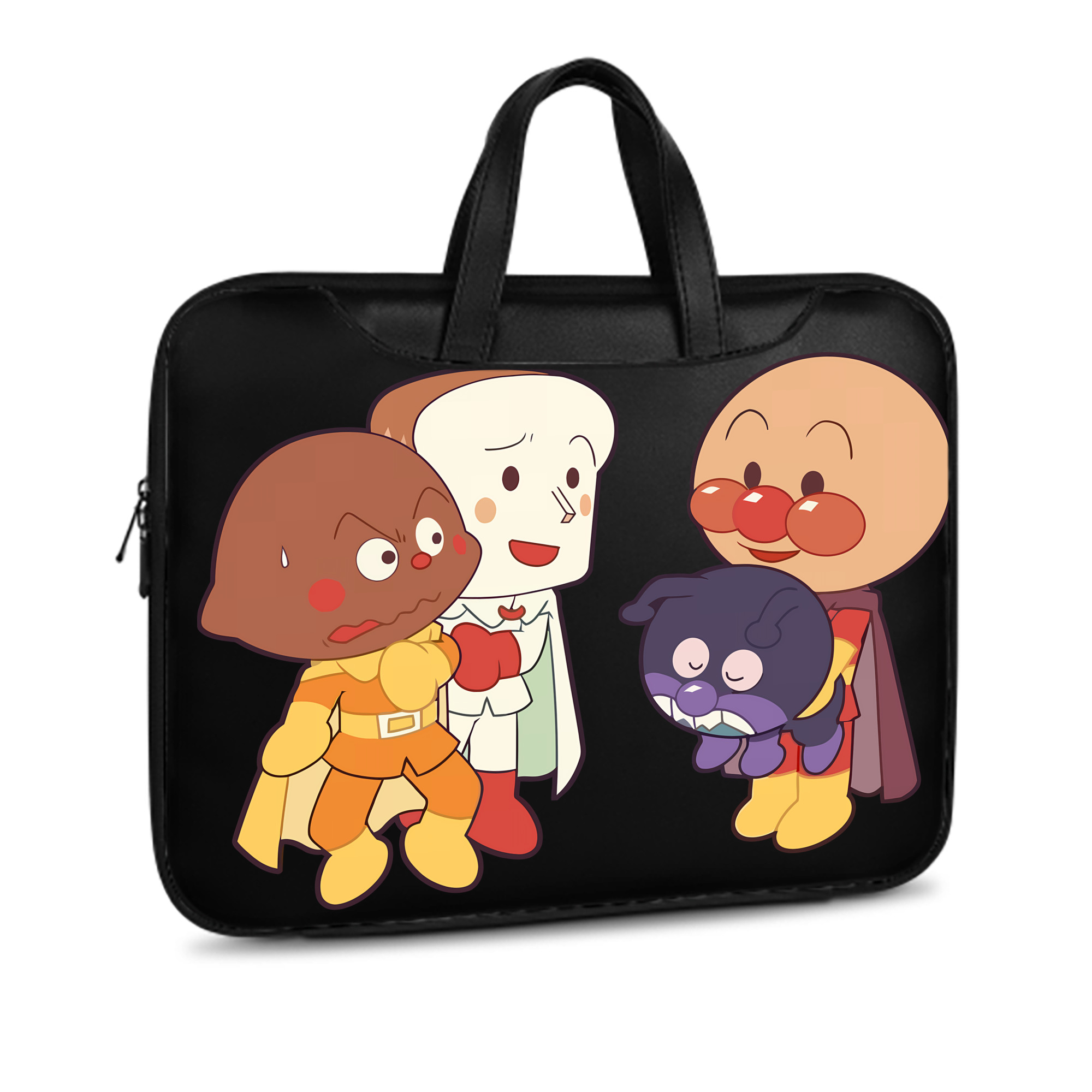 （画像用） アンパンマン Anpanman レザーラップトップバッグ　ノートパソコンケース