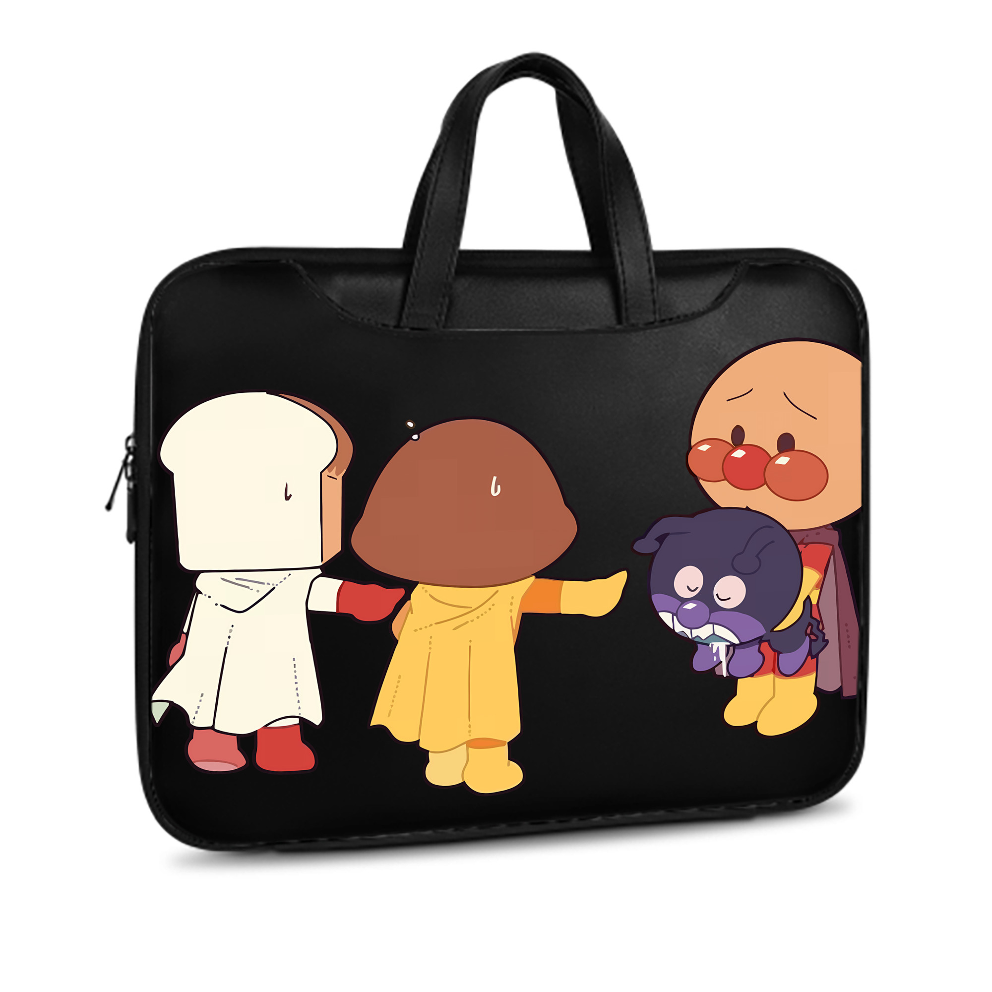 （画像用） アンパンマン Anpanman レザーラップトップバッグ　ノートパソコンケース
