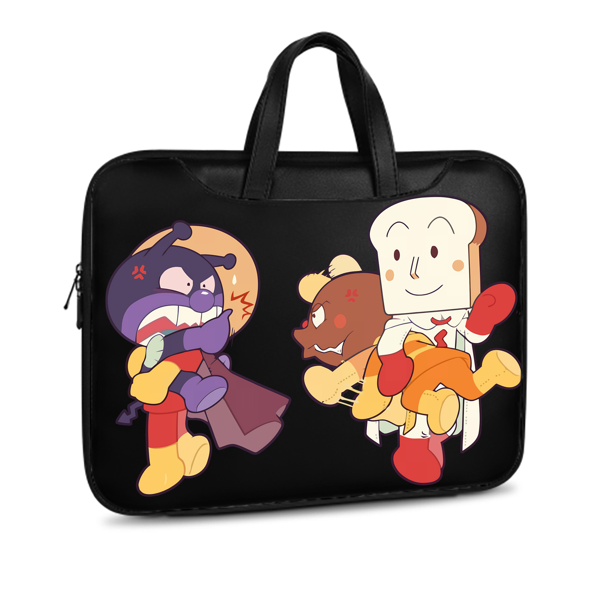 （画像用） アンパンマン Anpanman レザーラップトップバッグ　ノートパソコンケース