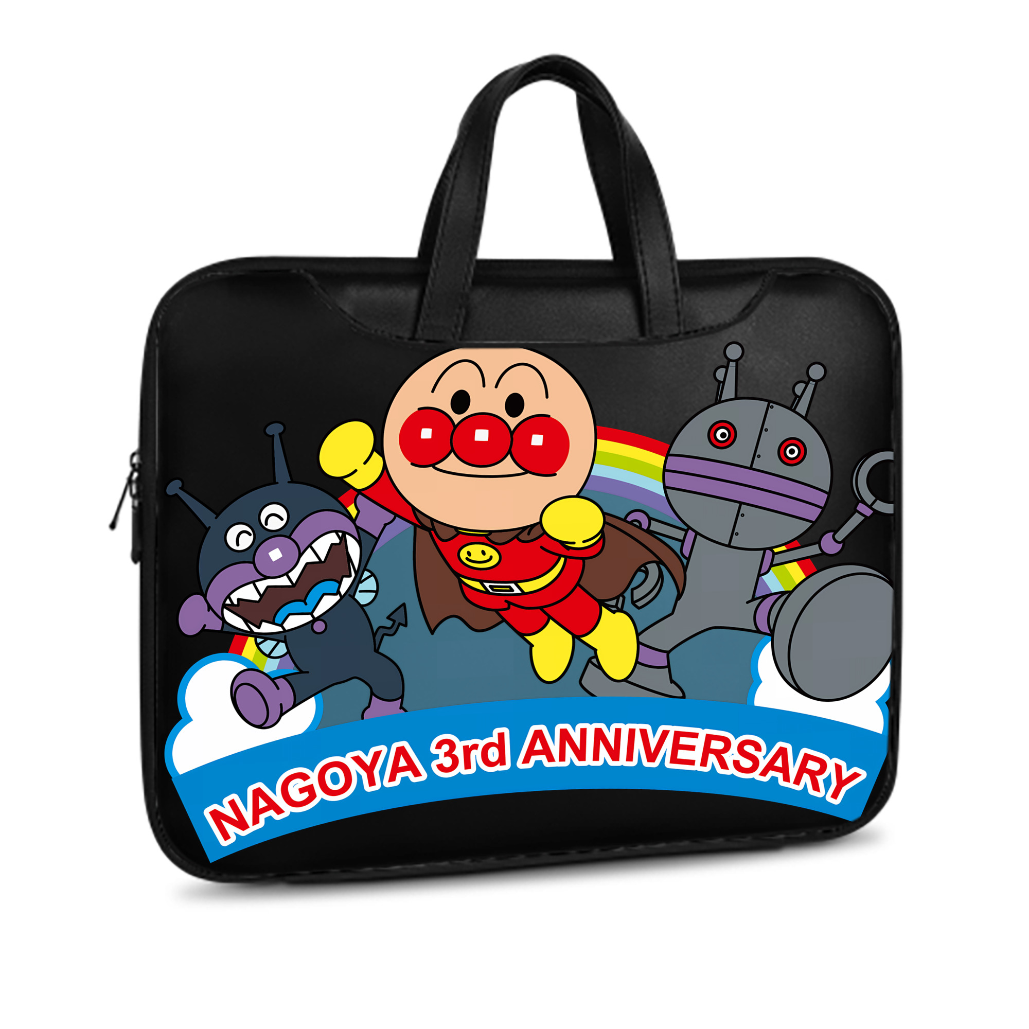 （画像用） アンパンマン Anpanman レザーラップトップバッグ　ノートパソコンケース