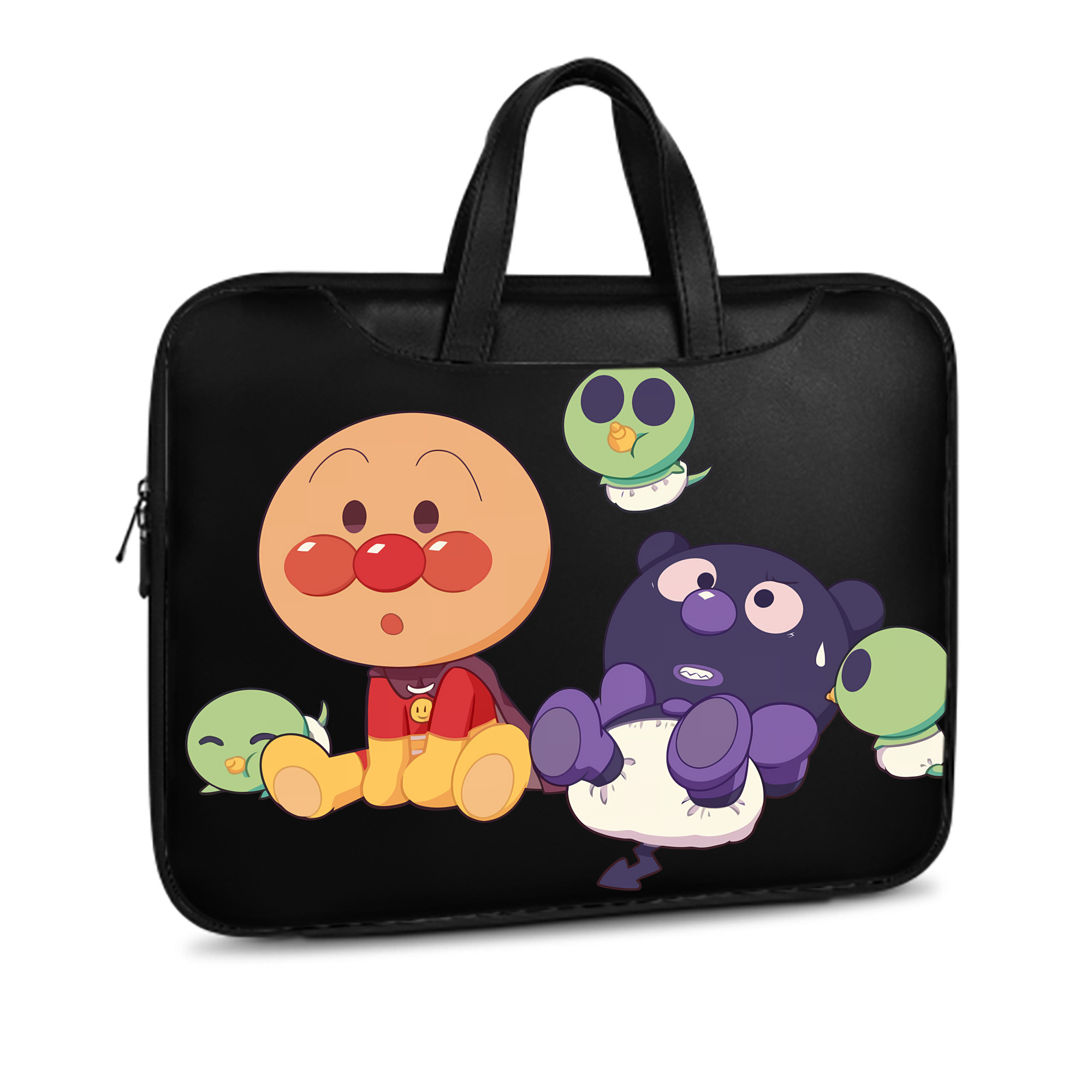 （画像用） アンパンマン Anpanman レザーラップトップバッグ　ノートパソコンケース