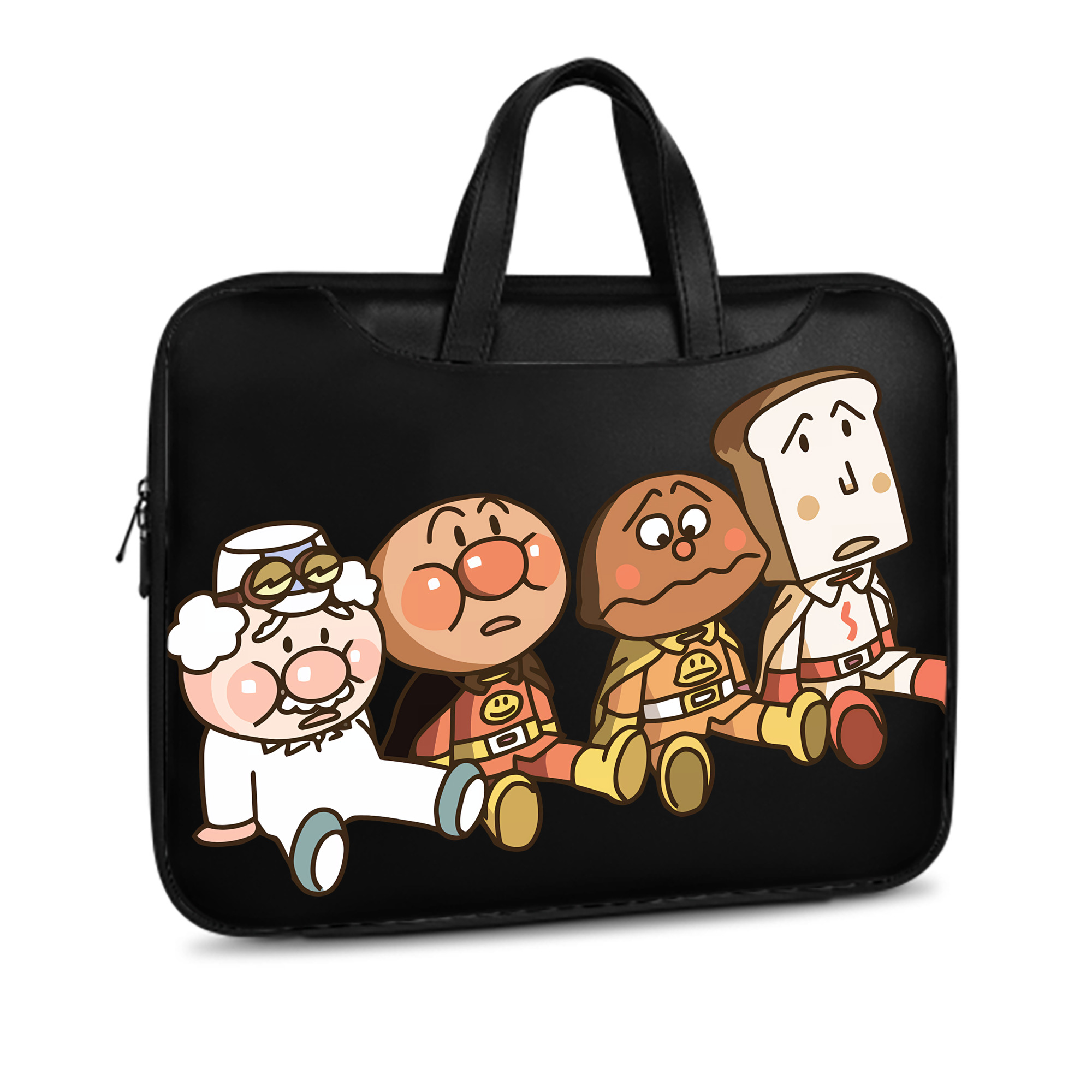 （画像用） アンパンマン Anpanman レザーラップトップバッグ　ノートパソコンケース