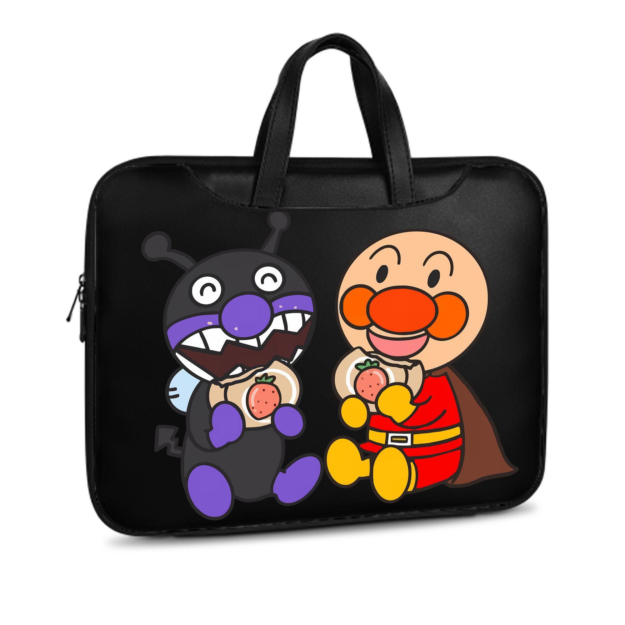 （画像用） アンパンマン Anpanman レザーラップトップバッグ　ノートパソコンケース