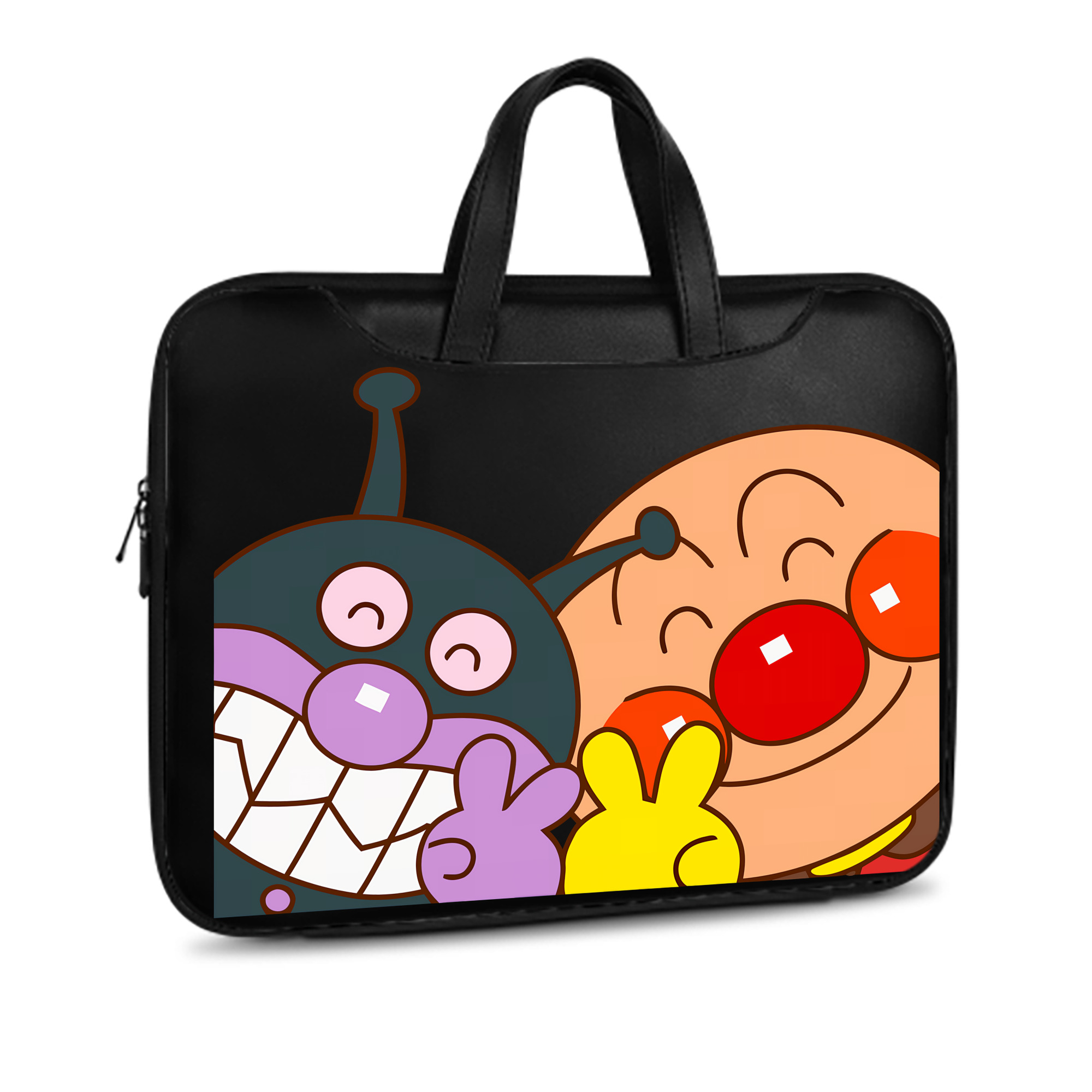 （画像用） アンパンマン Anpanman レザーラップトップバッグ　ノートパソコンケース