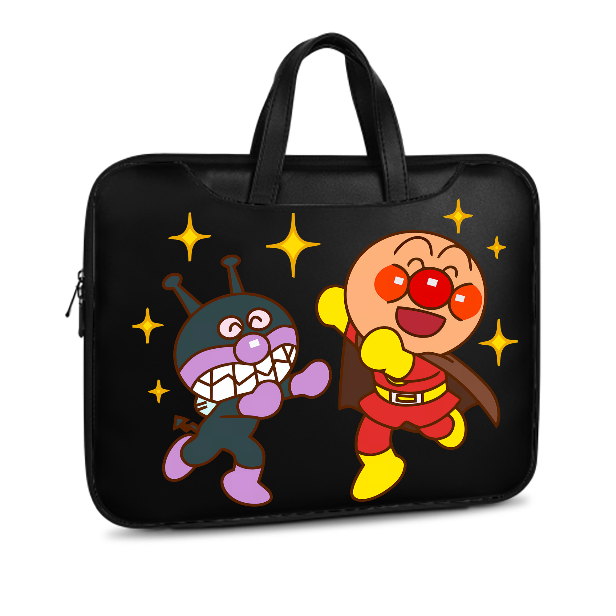 （画像用） アンパンマン Anpanman レザーラップトップバッグ　ノートパソコンケース