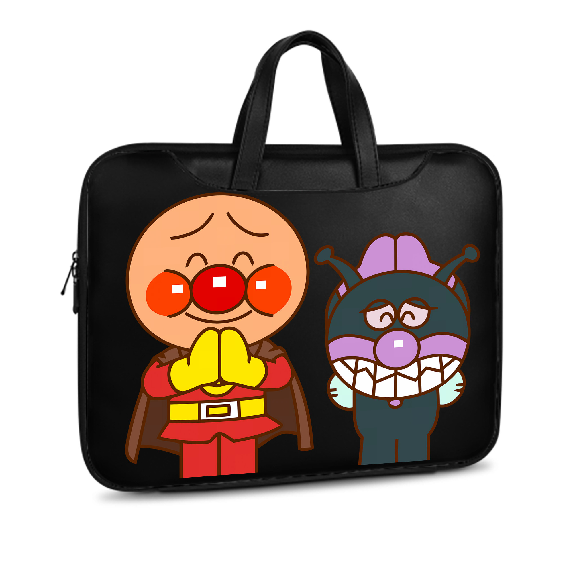 （画像用） アンパンマン Anpanman レザーラップトップバッグ　ノートパソコンケース