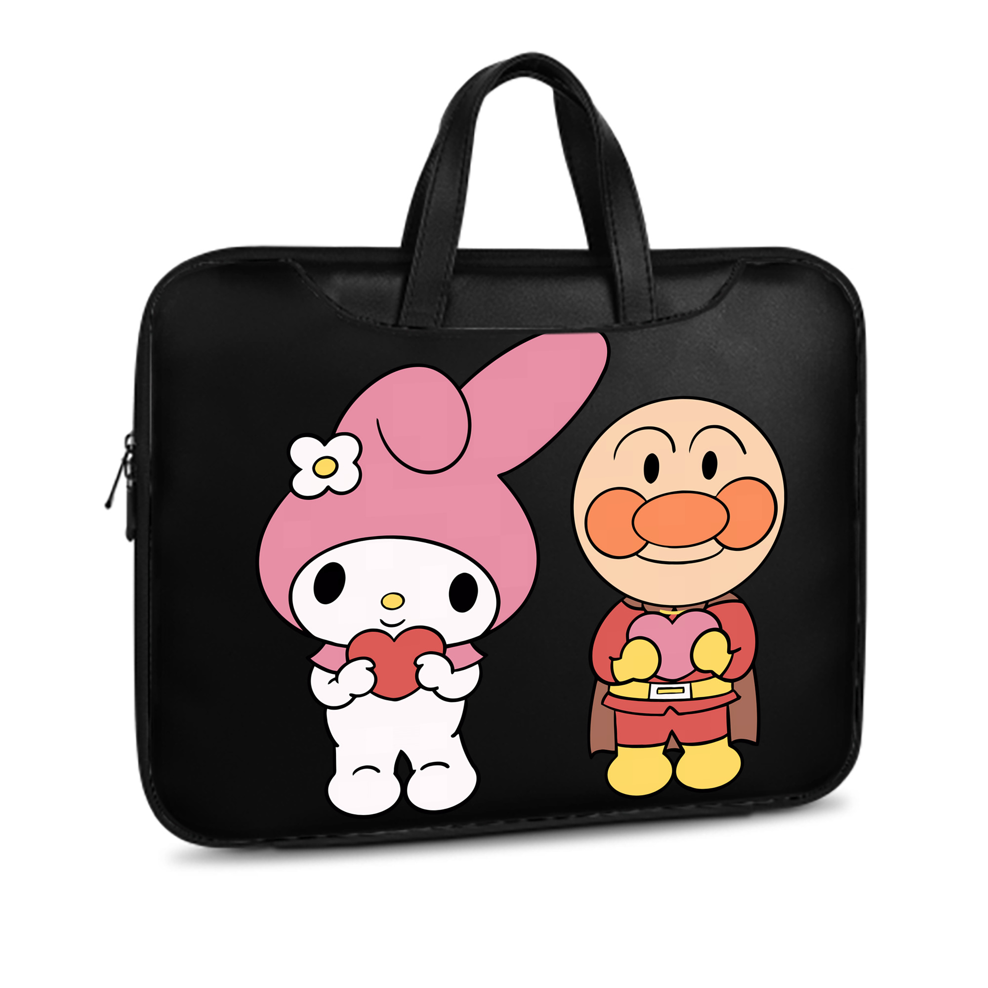 （画像用） アンパンマン Anpanman レザーラップトップバッグ　ノートパソコンケース