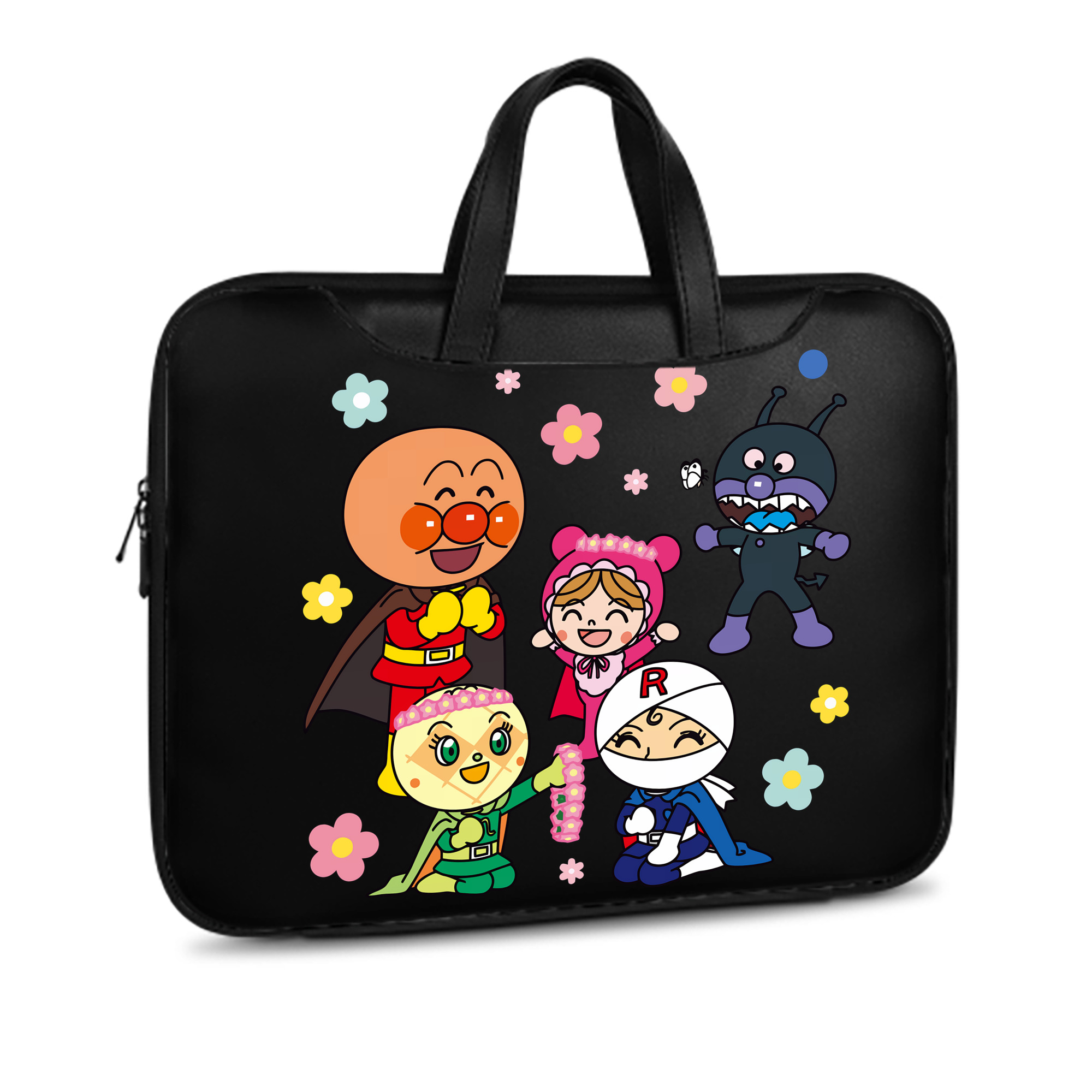 （画像用） アンパンマン Anpanman レザーラップトップバッグ　ノートパソコンケース