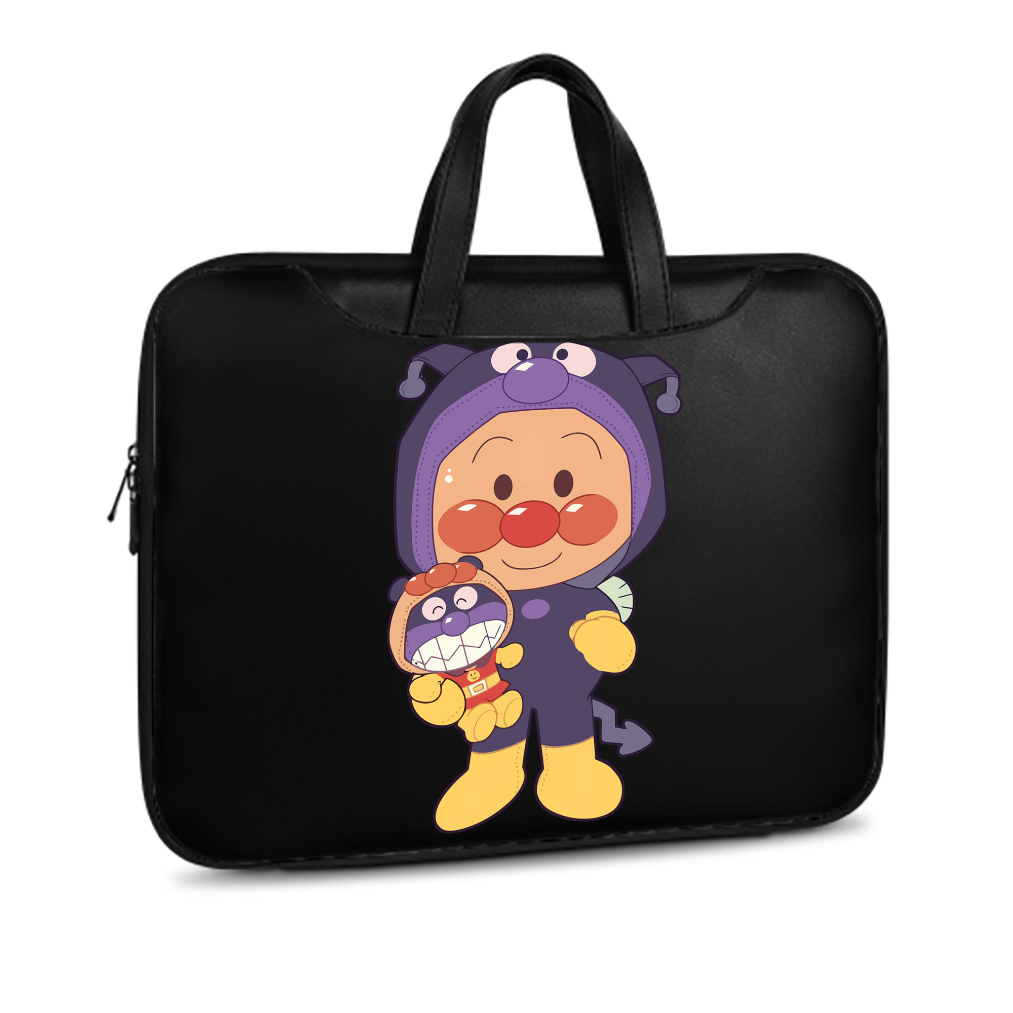 （画像用） アンパンマン Anpanman レザーラップトップバッグ　ノートパソコンケース