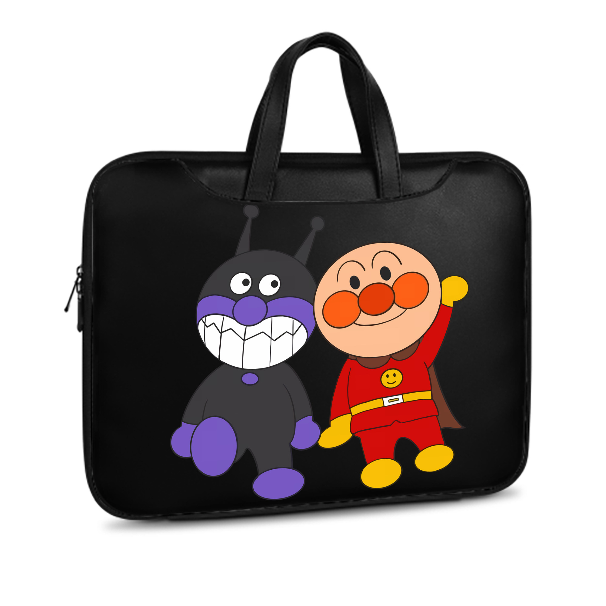 （画像用） アンパンマン Anpanman レザーラップトップバッグ　ノートパソコンケース