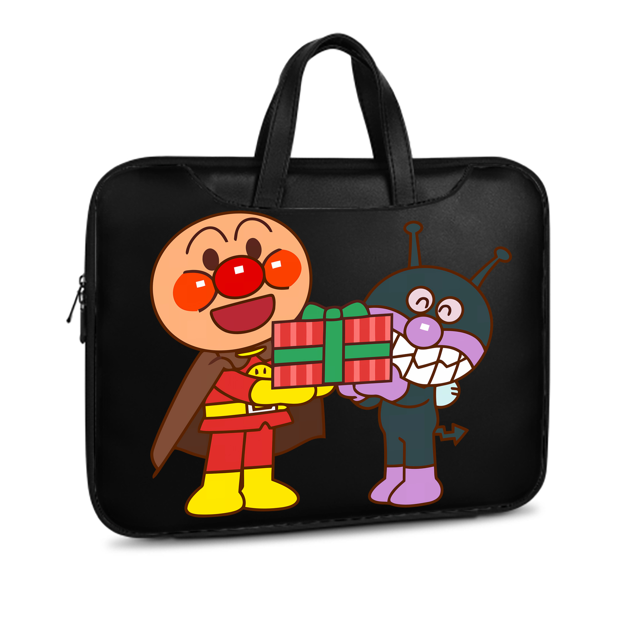 （画像用） アンパンマン Anpanman レザーラップトップバッグ　ノートパソコンケース