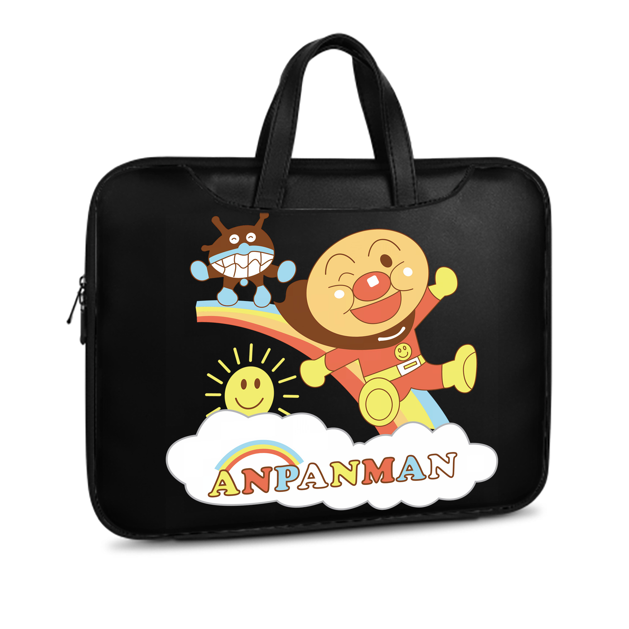 （画像用） アンパンマン Anpanman レザーラップトップバッグ　ノートパソコンケース