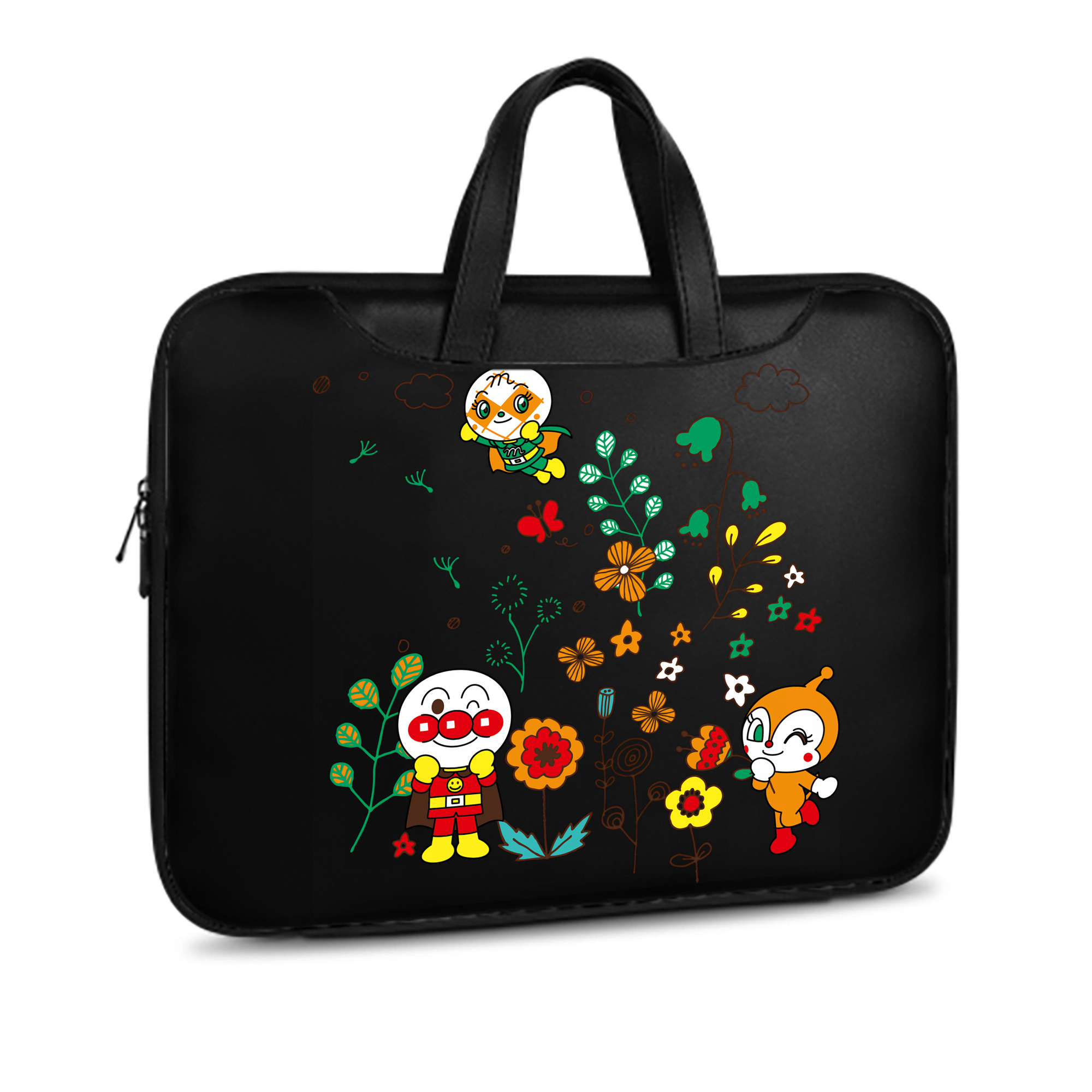 （画像用） アンパンマン Anpanman レザーラップトップバッグ　ノートパソコンケース