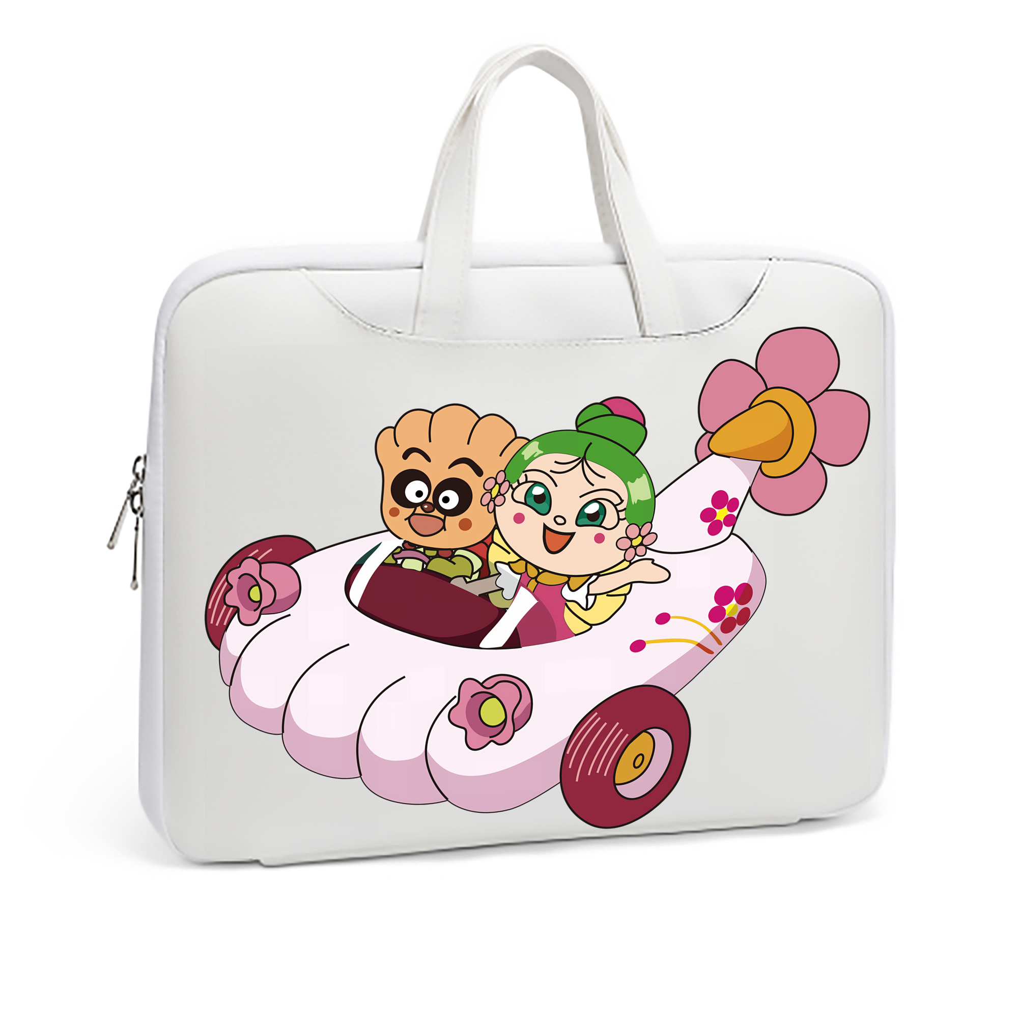 （画像用） アンパンマン Anpanman レザーラップトップバッグ　ノートパソコンケース