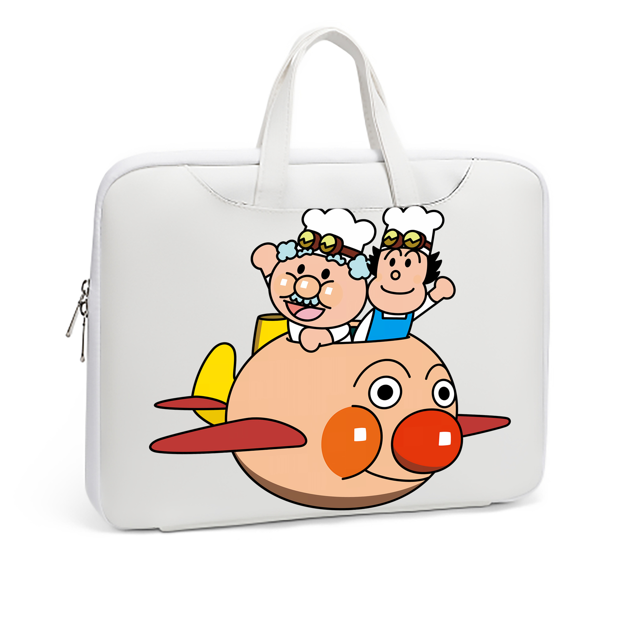 （画像用） アンパンマン Anpanman レザーラップトップバッグ　ノートパソコンケース