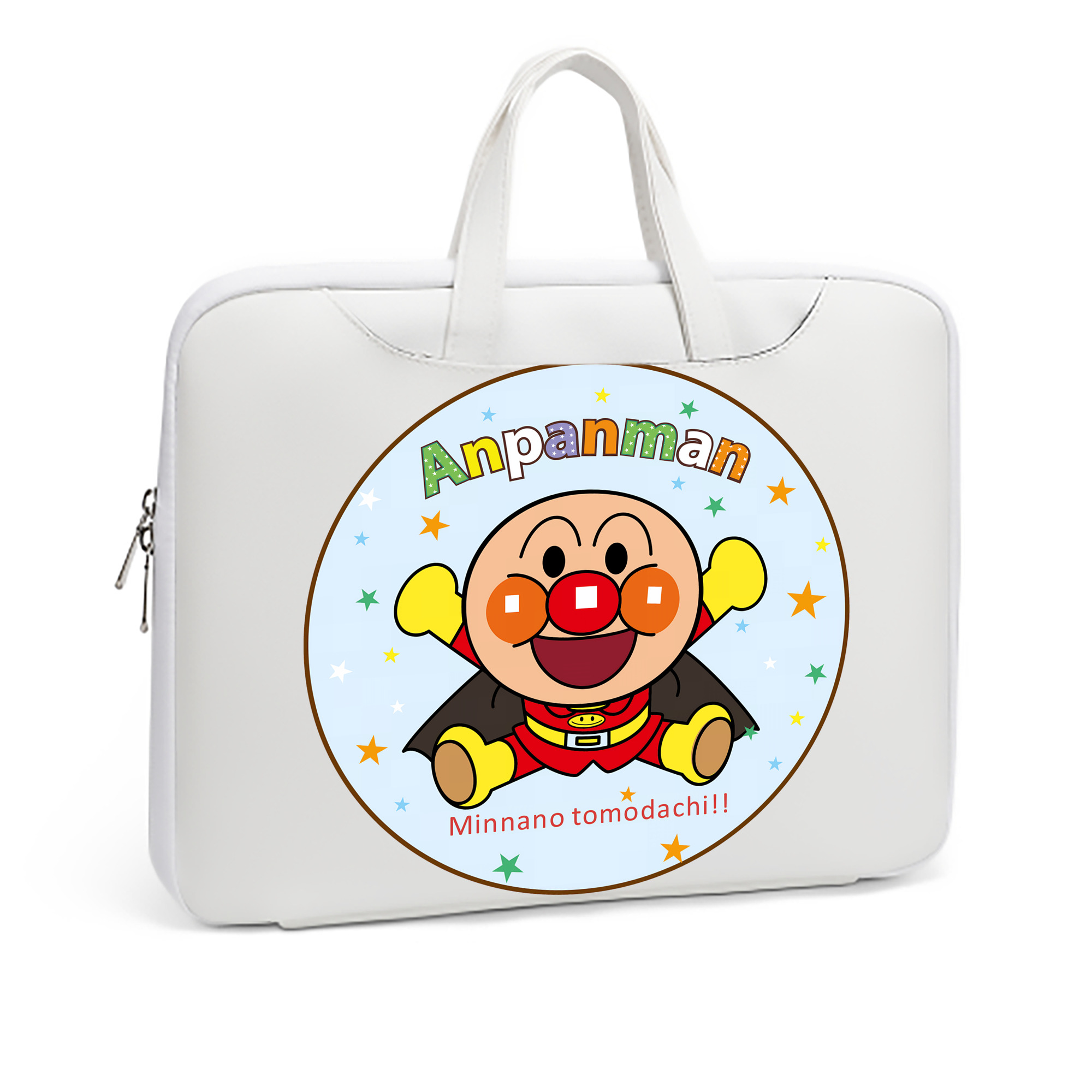 （画像用） アンパンマン Anpanman レザーラップトップバッグ　ノートパソコンケース