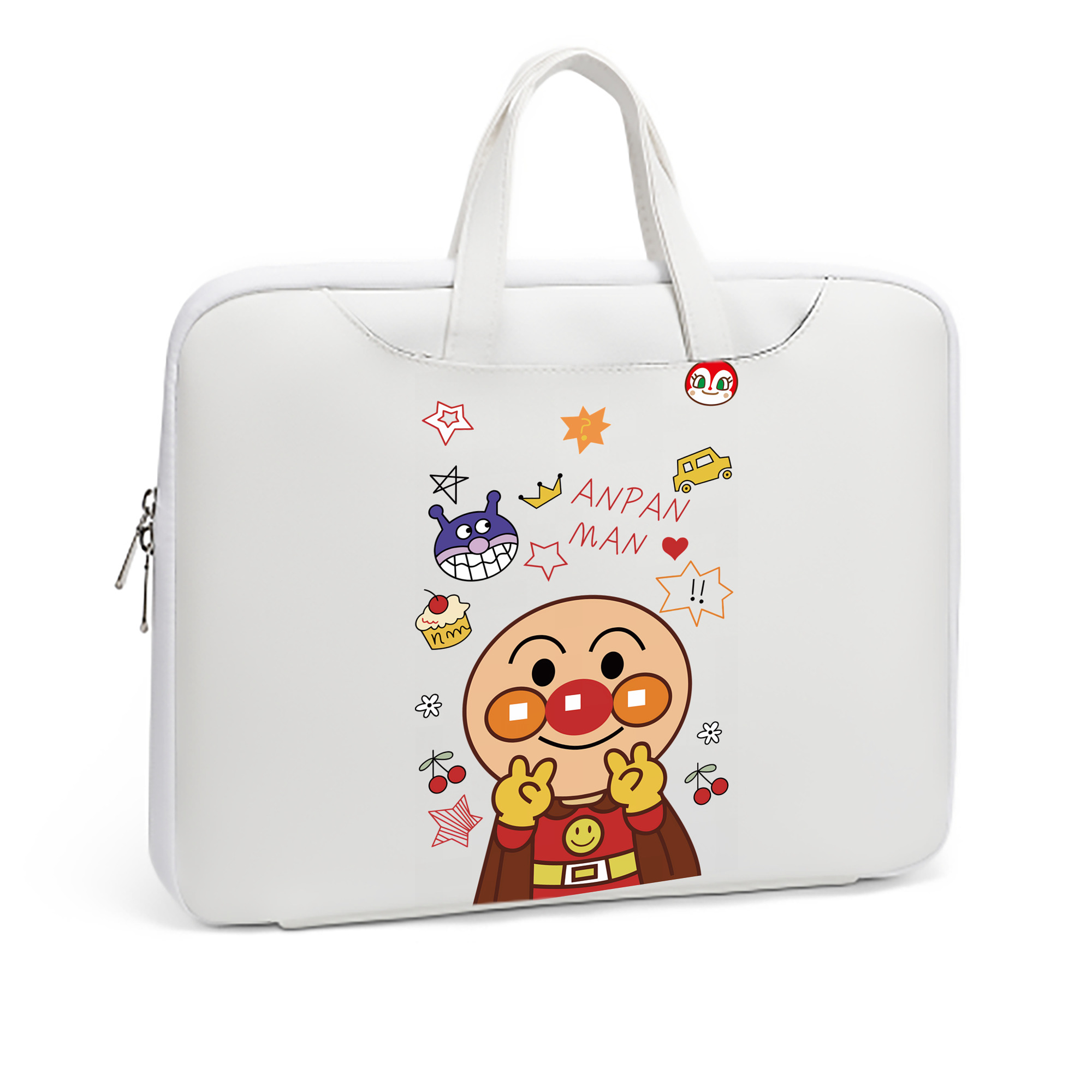 （画像用） アンパンマン Anpanman レザーラップトップバッグ　ノートパソコンケース