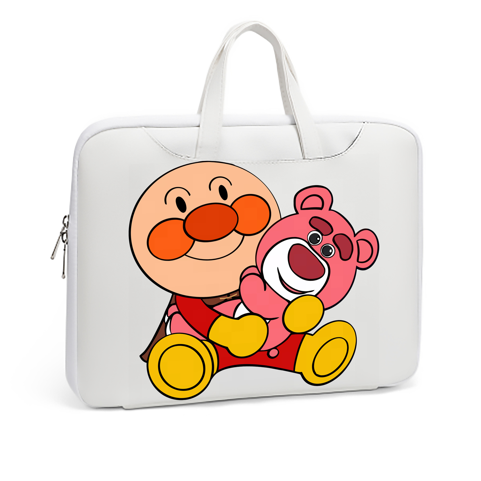 （画像用） アンパンマン Anpanman レザーラップトップバッグ　ノートパソコンケース
