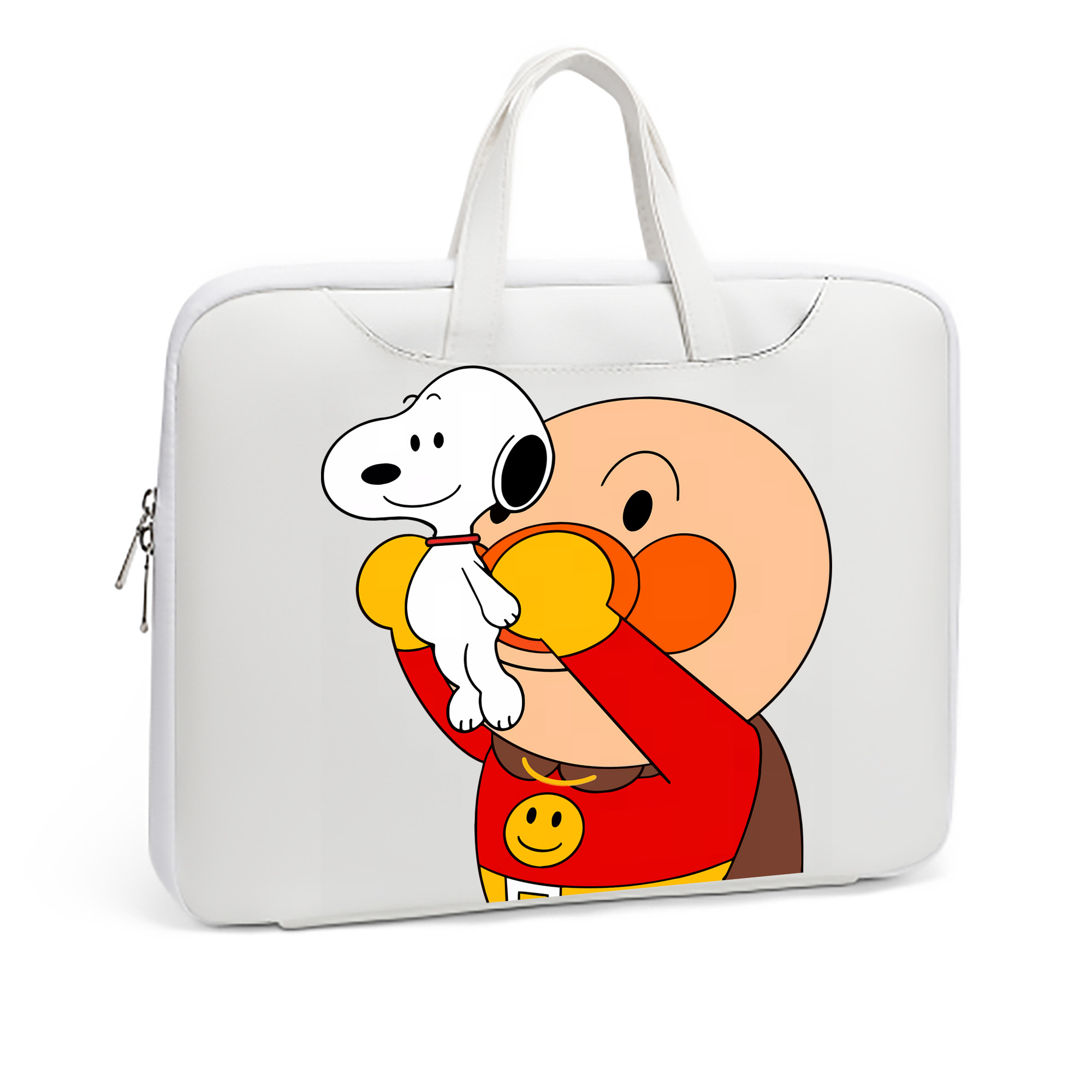 （画像用） アンパンマン Anpanman レザーラップトップバッグ　ノートパソコンケース