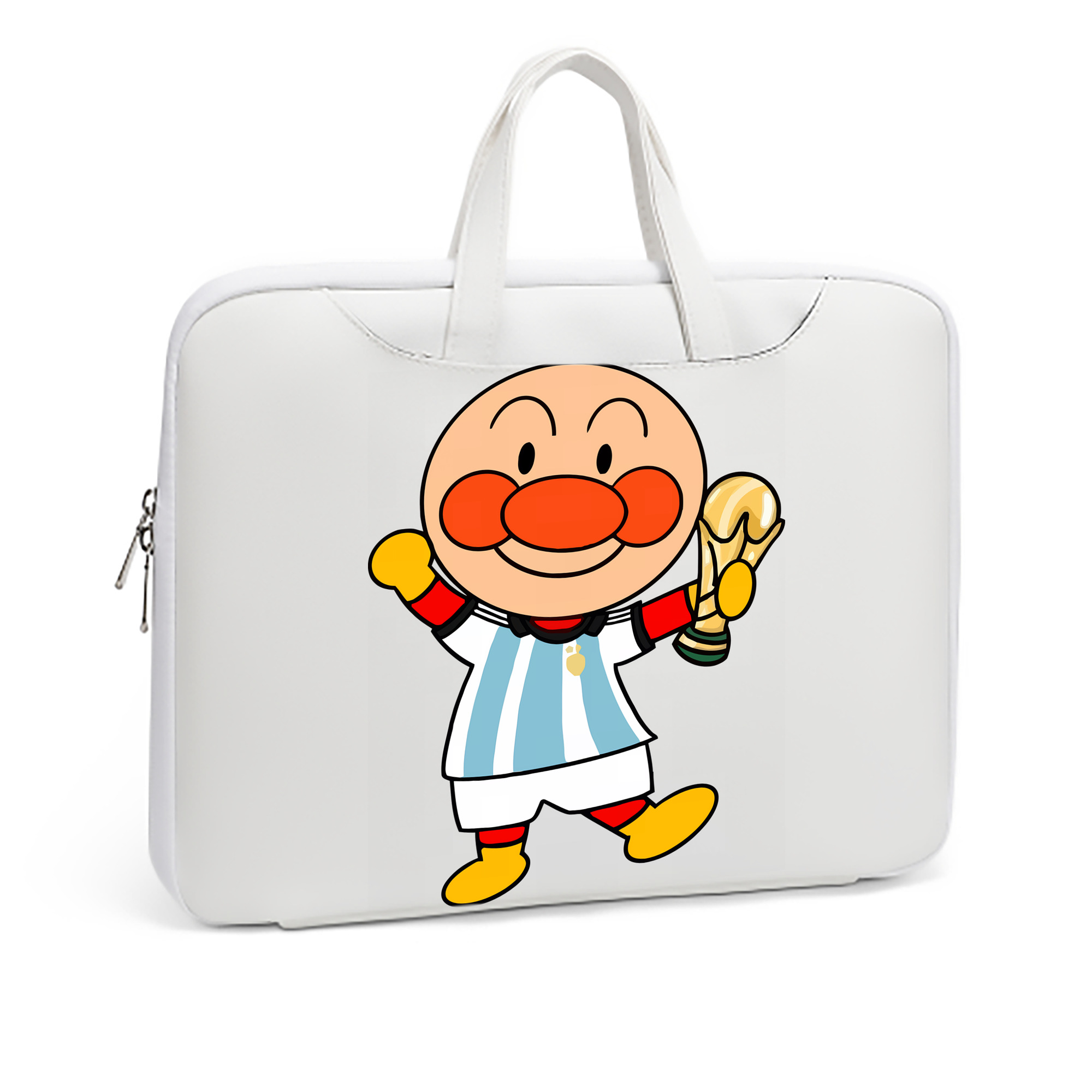 （画像用） アンパンマン Anpanman レザーラップトップバッグ　ノートパソコンケース
