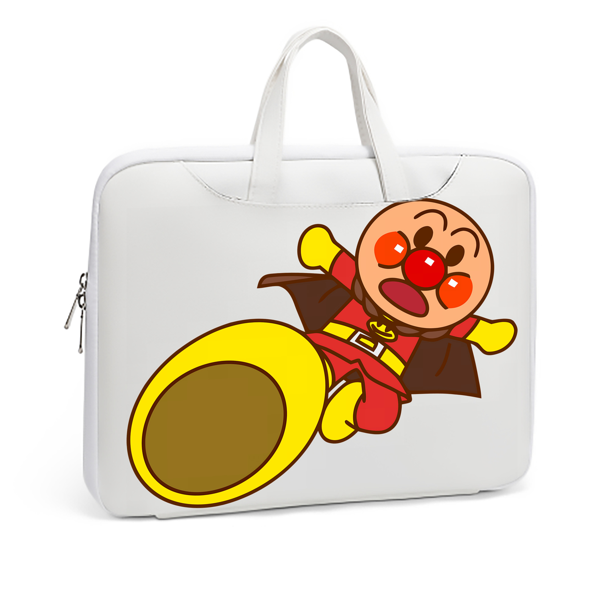 （画像用） アンパンマン Anpanman レザーラップトップバッグ　ノートパソコンケース