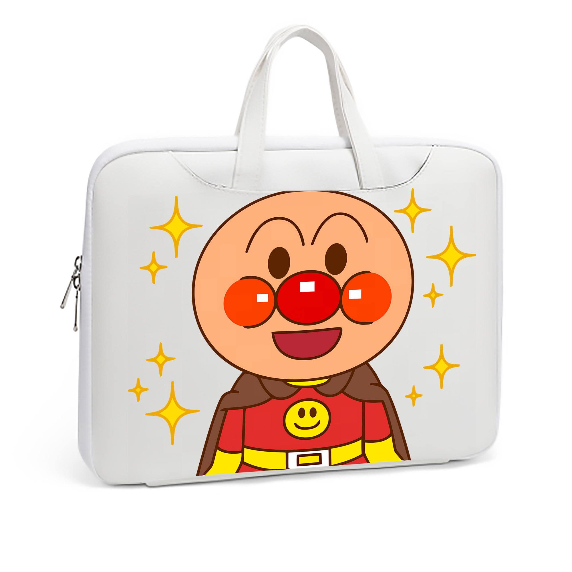 （画像用） アンパンマン Anpanman レザーラップトップバッグ　ノートパソコンケース