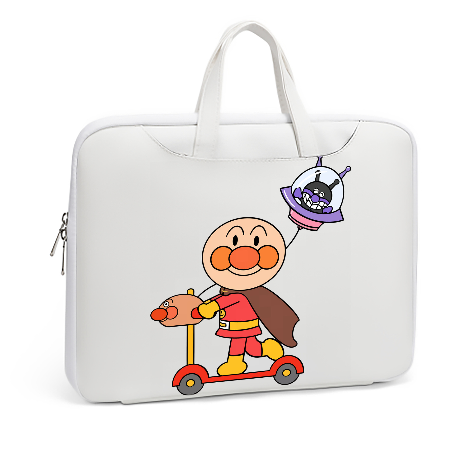 （画像用） アンパンマン Anpanman レザーラップトップバッグ　ノートパソコンケース