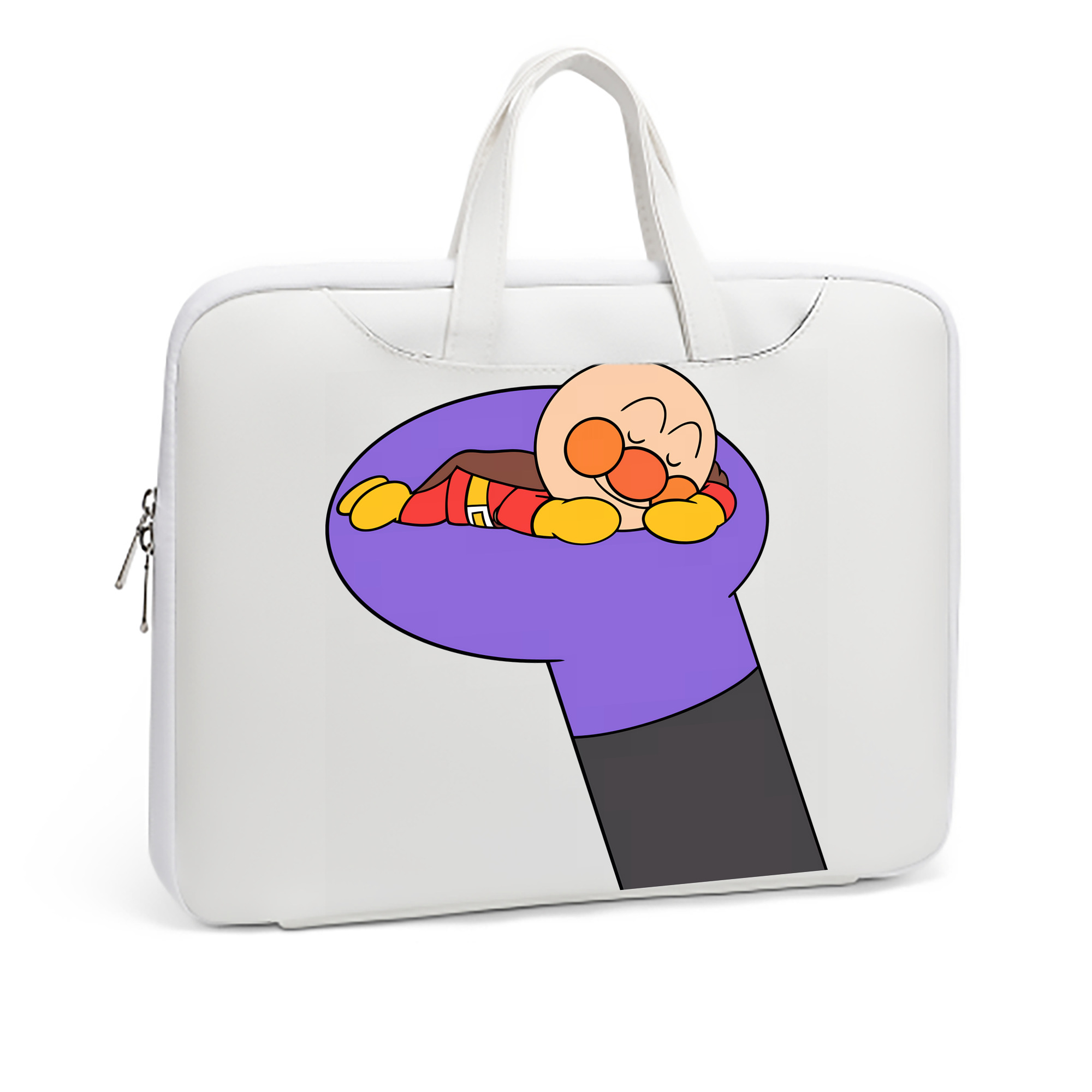 （画像用） アンパンマン Anpanman レザーラップトップバッグ　ノートパソコンケース