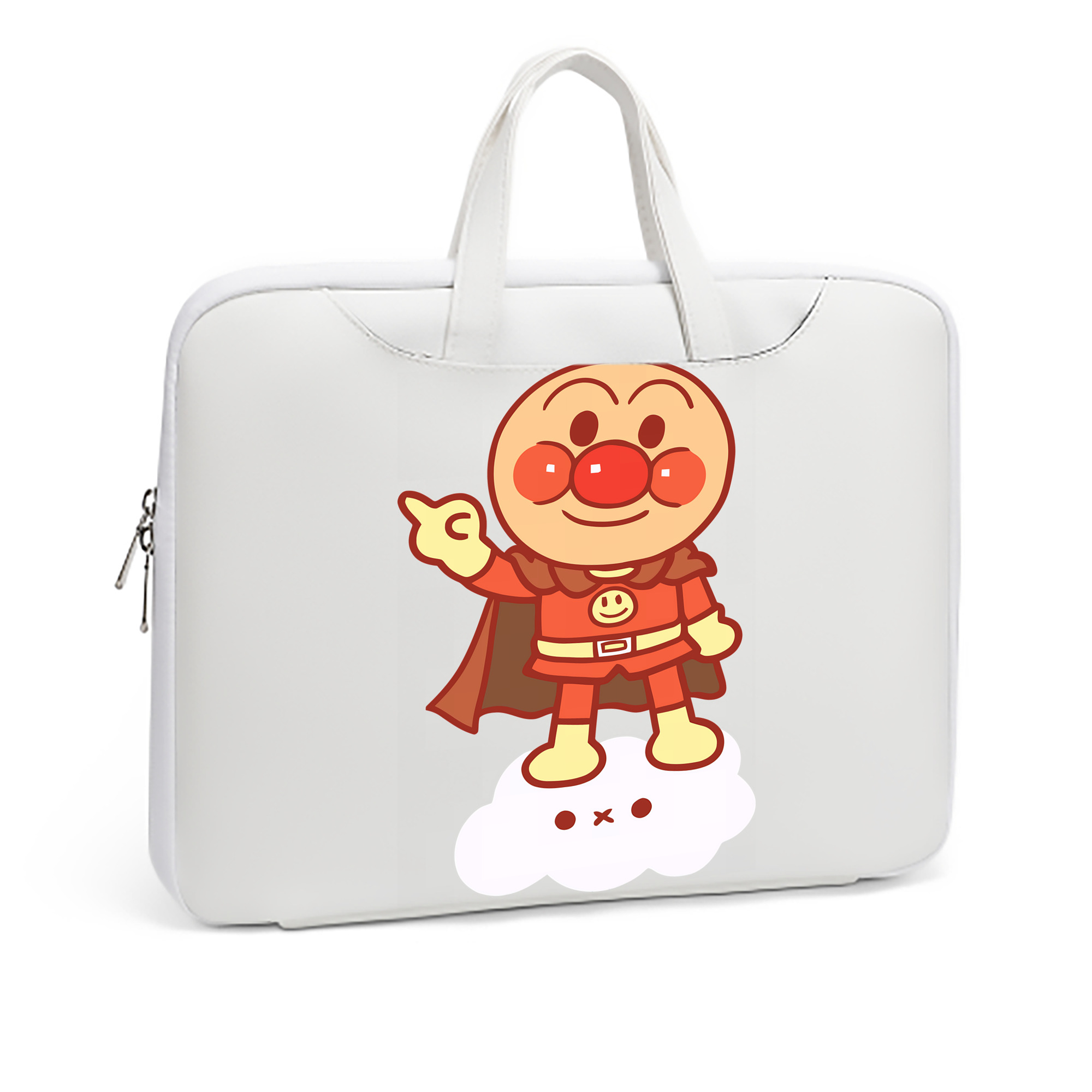 （画像用） アンパンマン Anpanman レザーラップトップバッグ　ノートパソコンケース