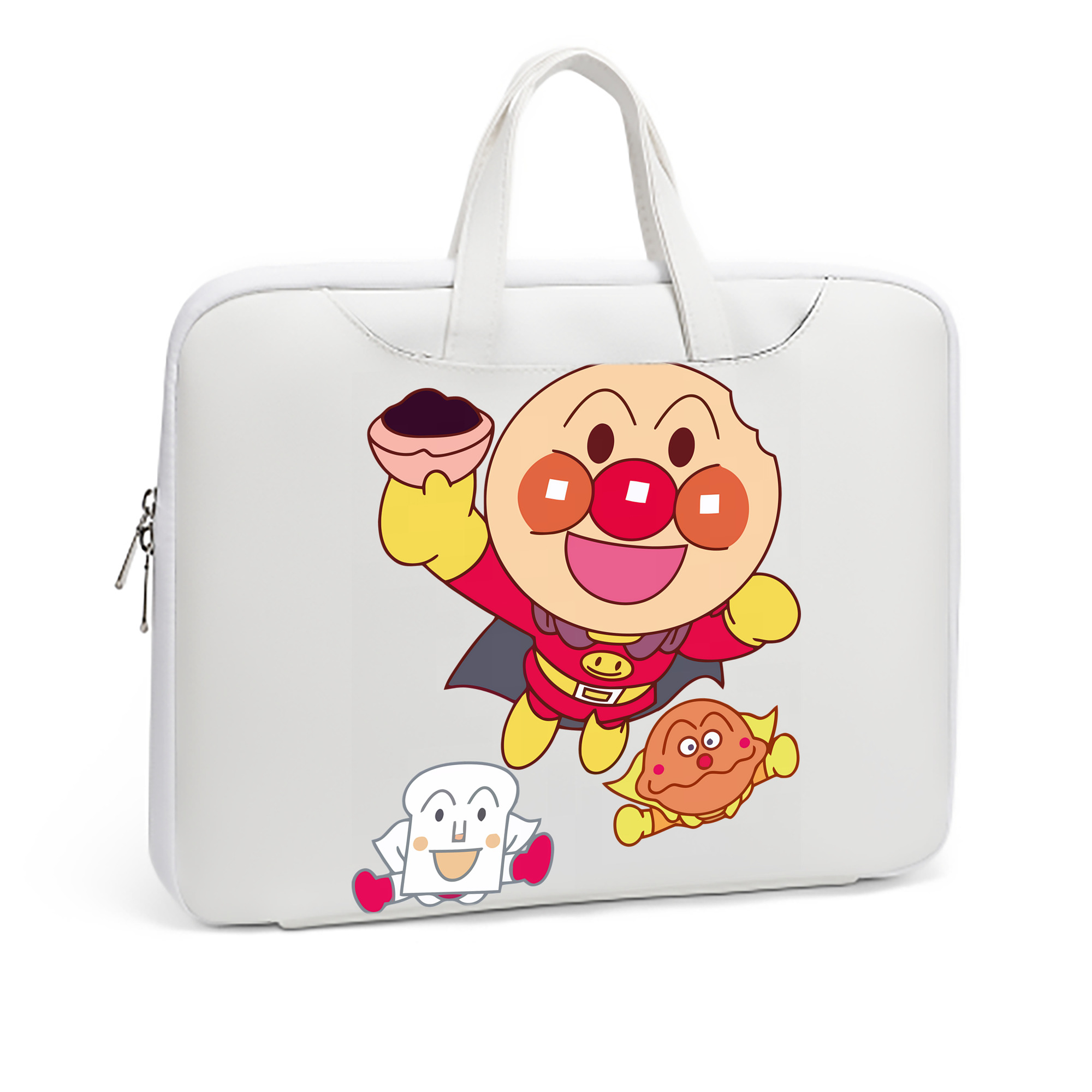 （画像用） アンパンマン Anpanman レザーラップトップバッグ　ノートパソコンケース