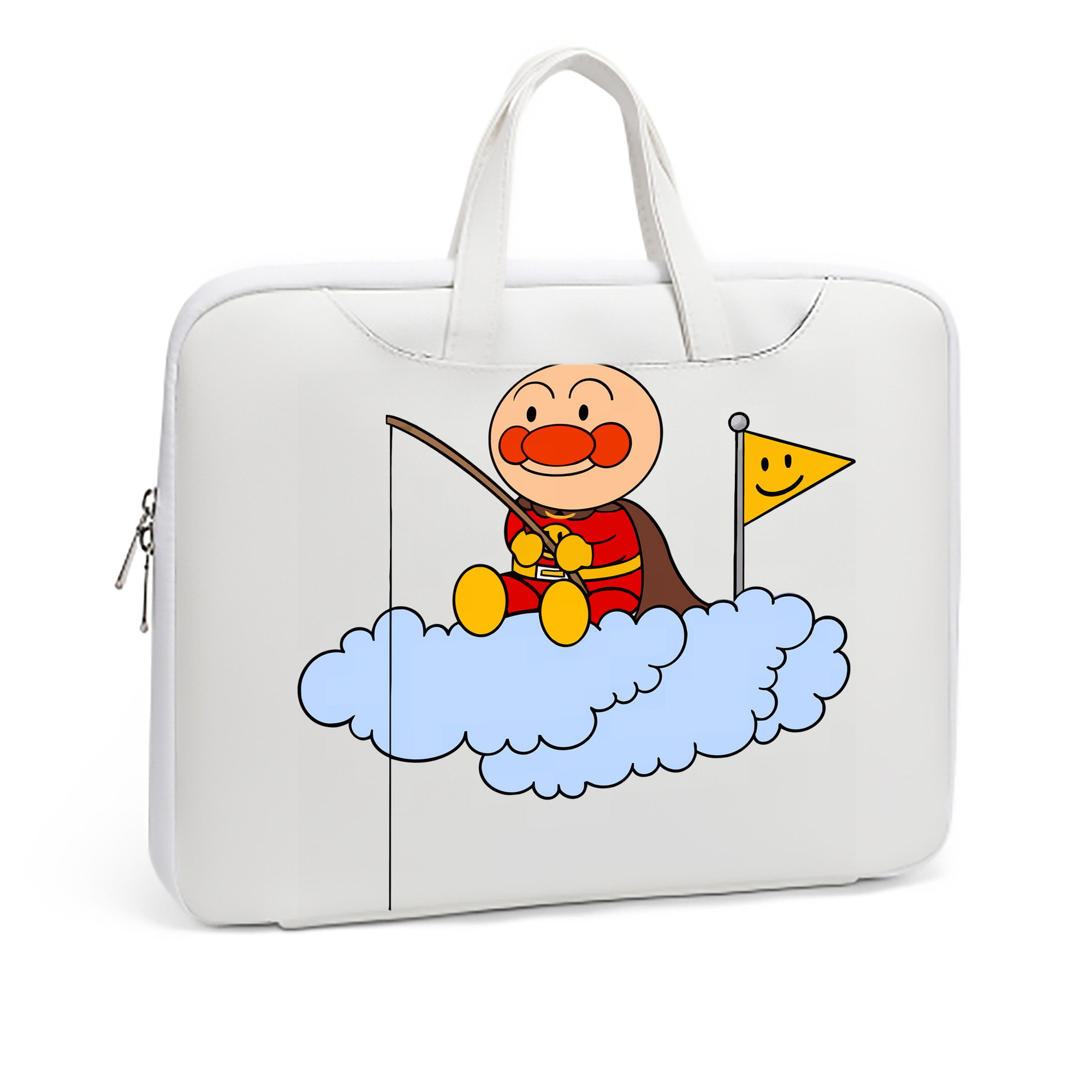 （画像用） アンパンマン Anpanman レザーラップトップバッグ　ノートパソコンケース