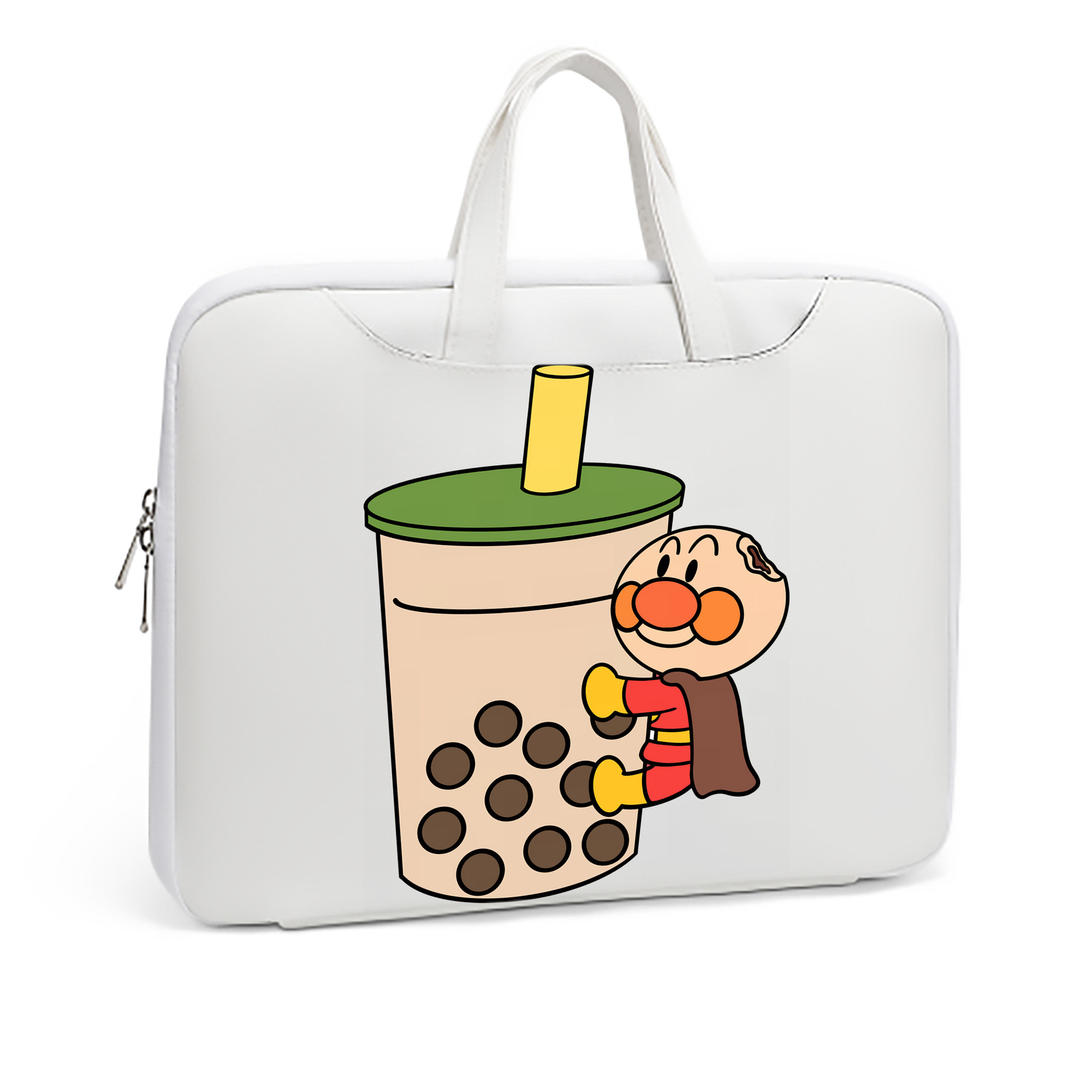 （画像用） アンパンマン Anpanman レザーラップトップバッグ　ノートパソコンケース